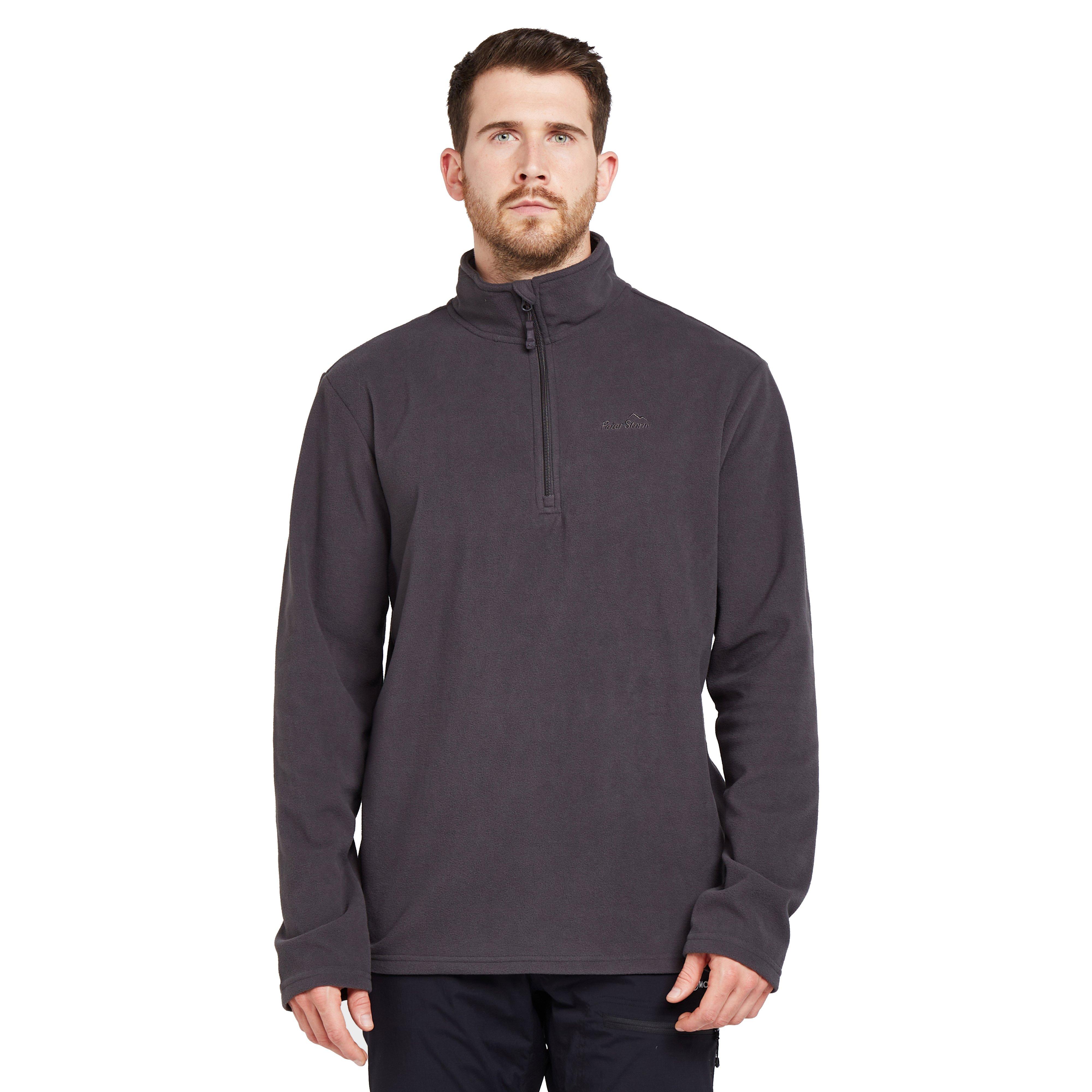 Mens Bracken Half Zip Fleece Grey