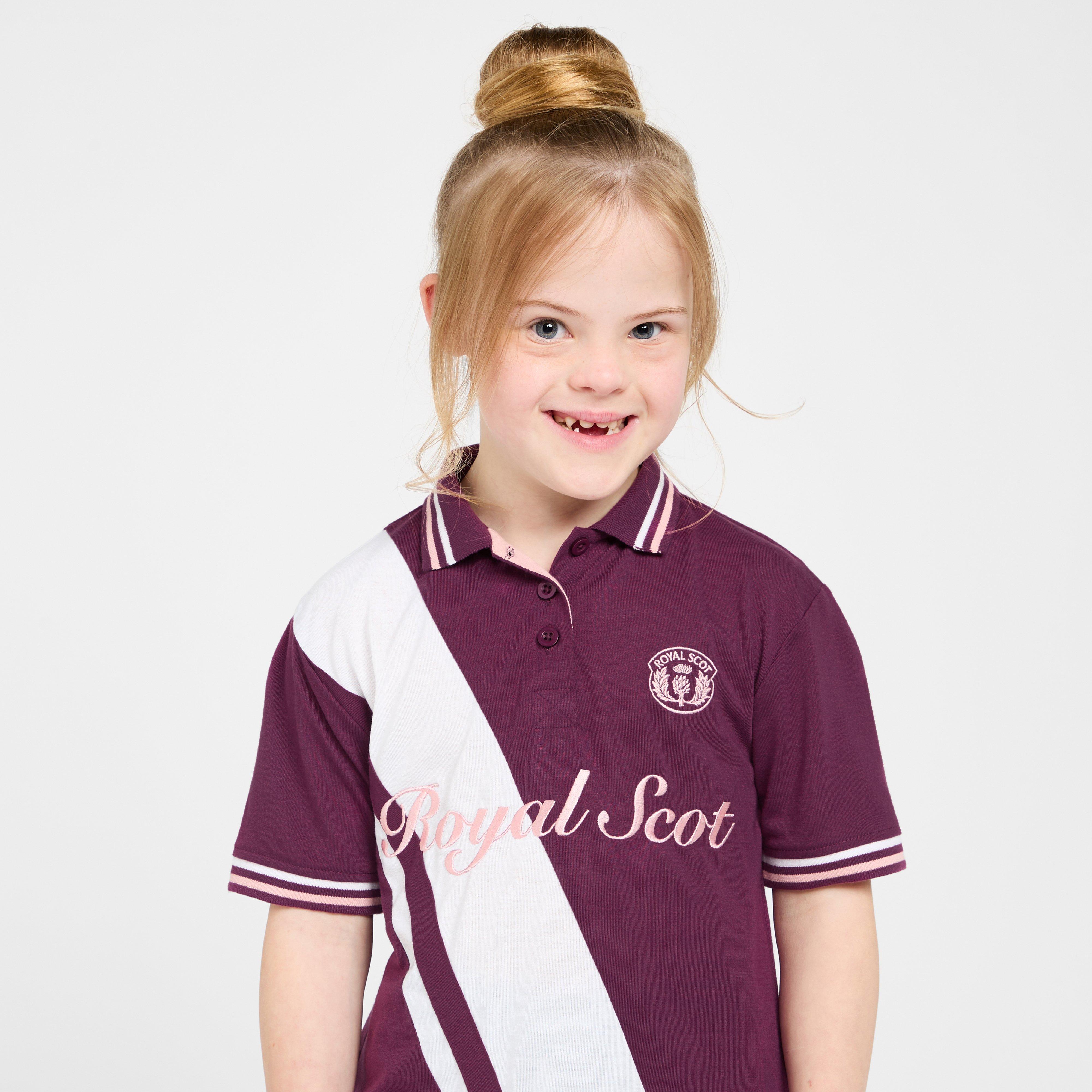 Kids' Nora Team Polo Top Amaranth