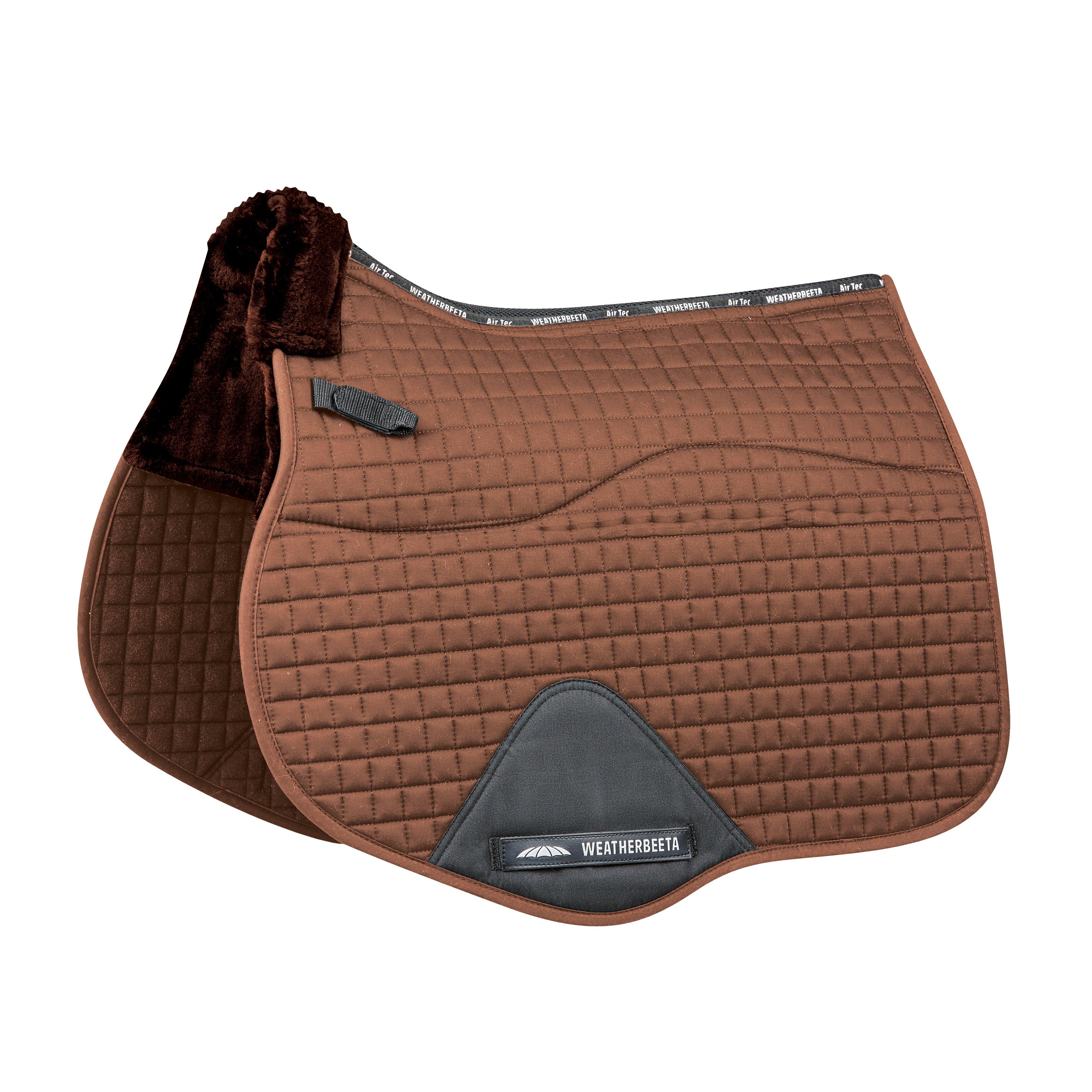 Prime Comfy Fleece All Purpose Saddle Pad Brown
