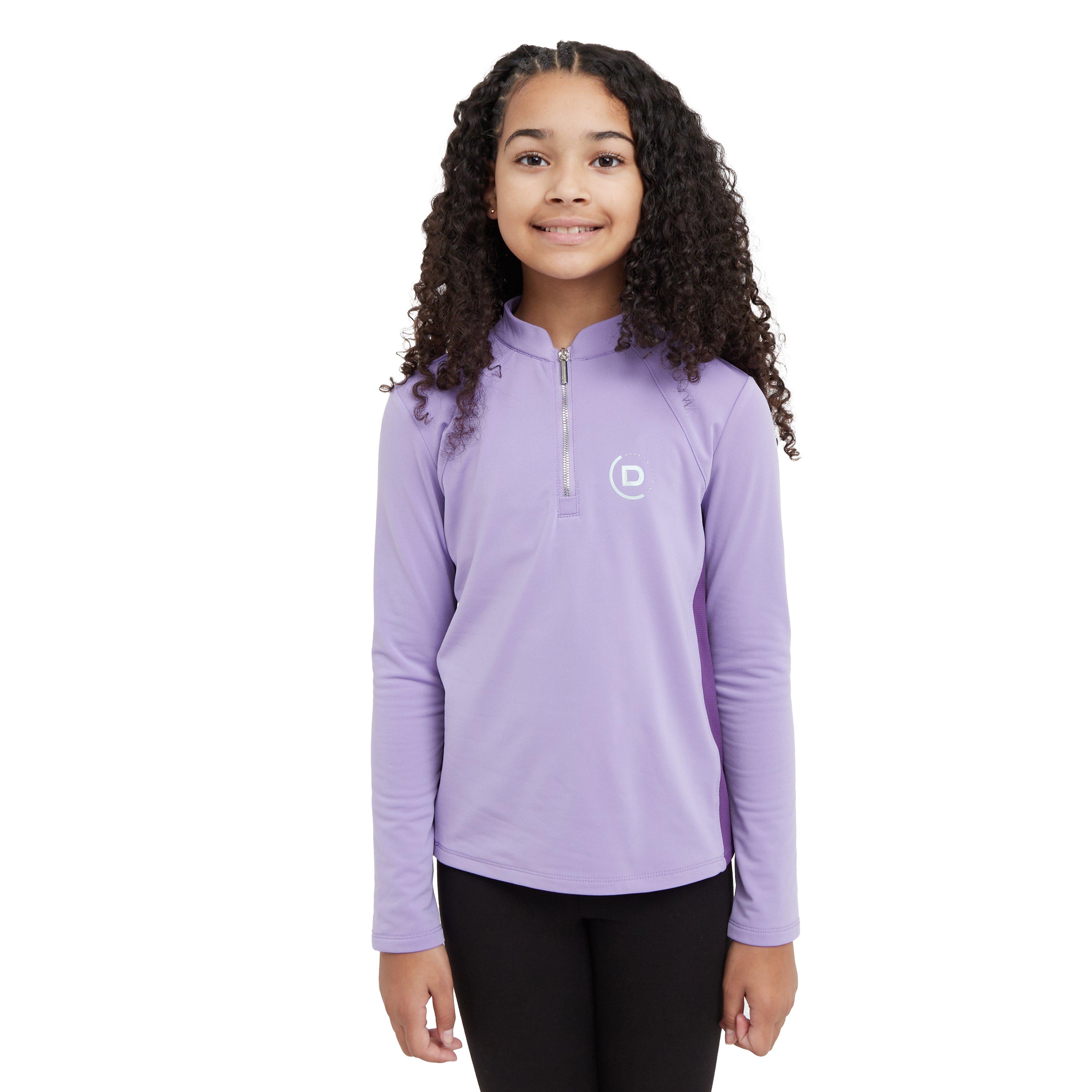 Kids' Sadie Long Sleeve Panel Riding Top
