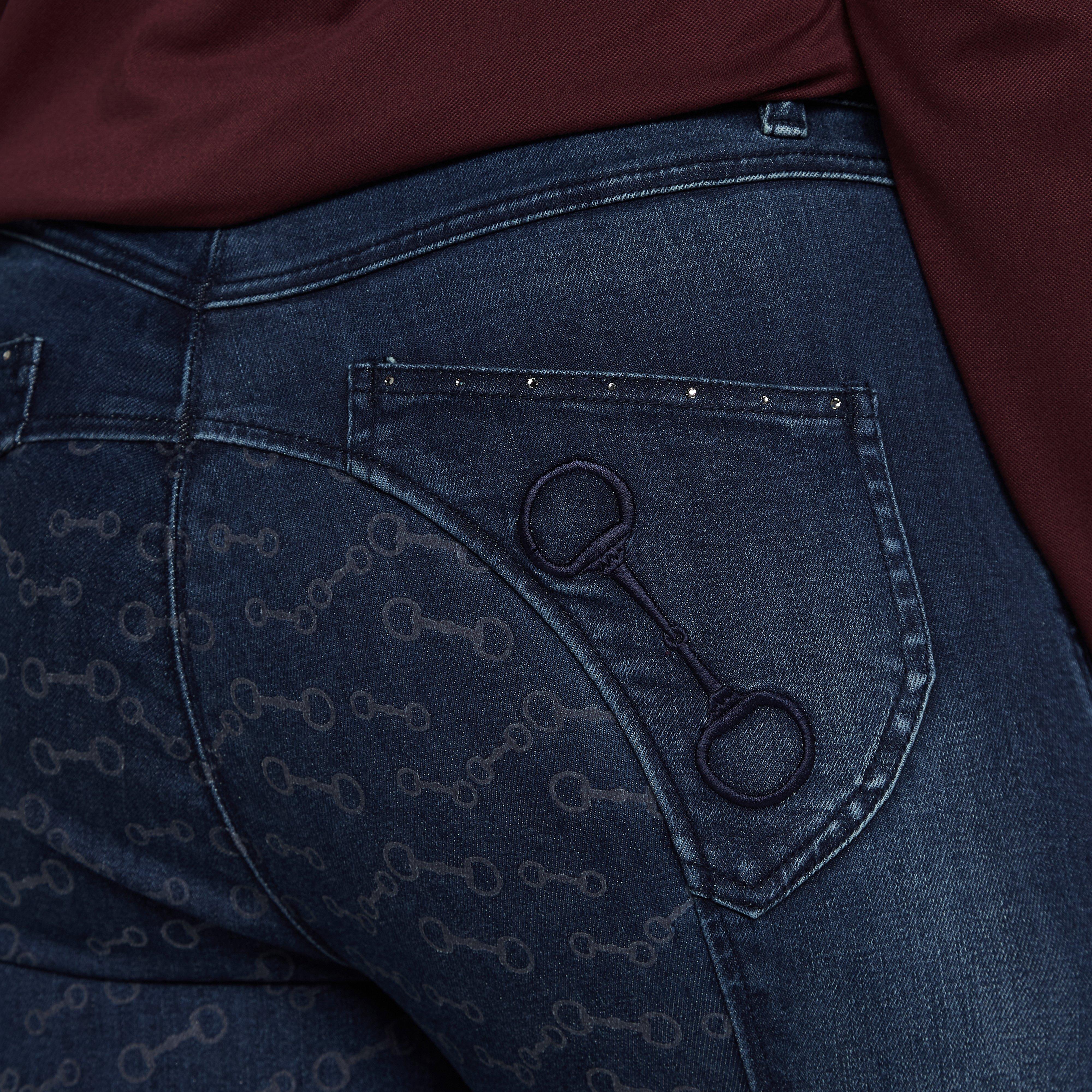 Women’s Kaia Denim Silicone Full Seat Breeches