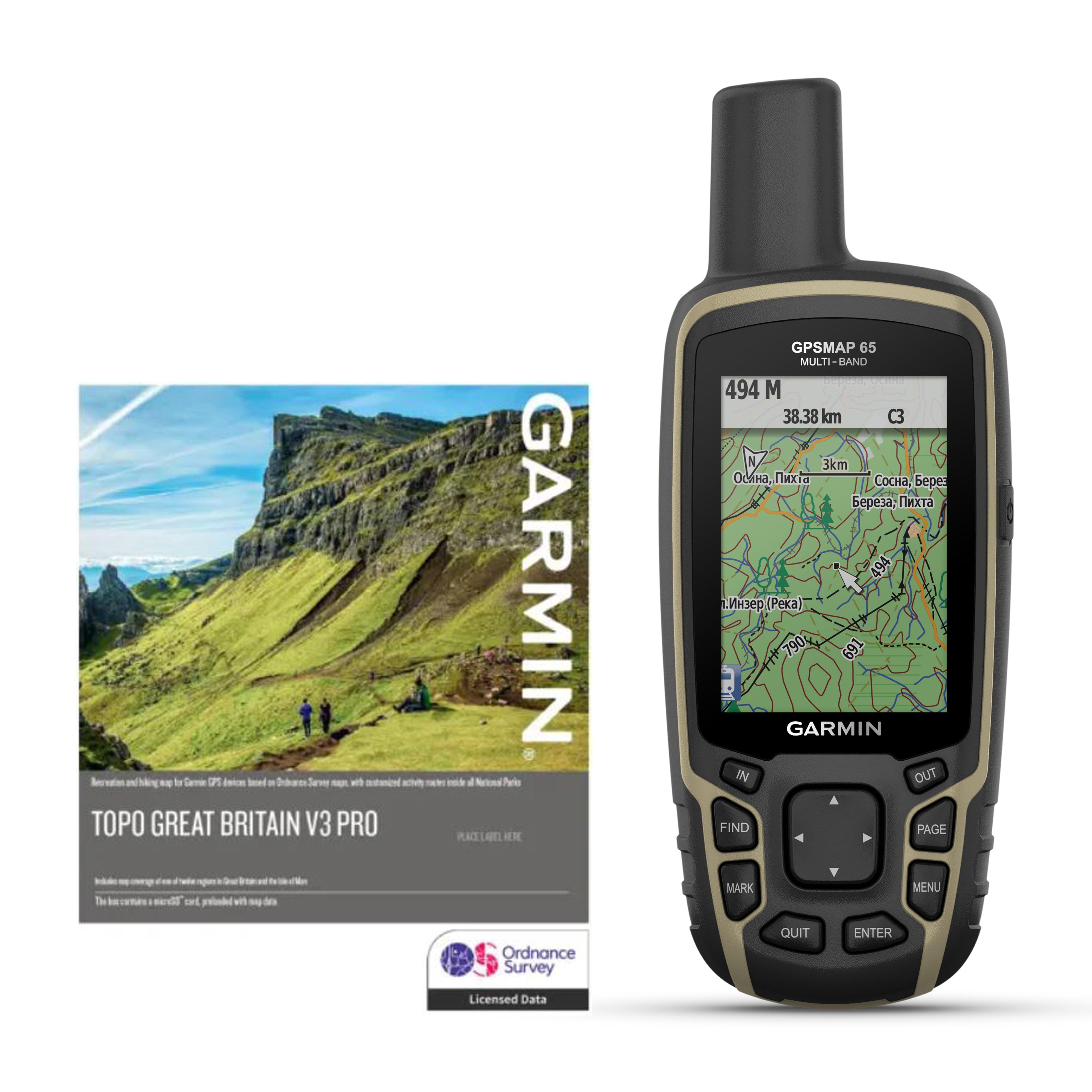 GPSMAP® 65 Topo Pro GB 1:50 Bundle