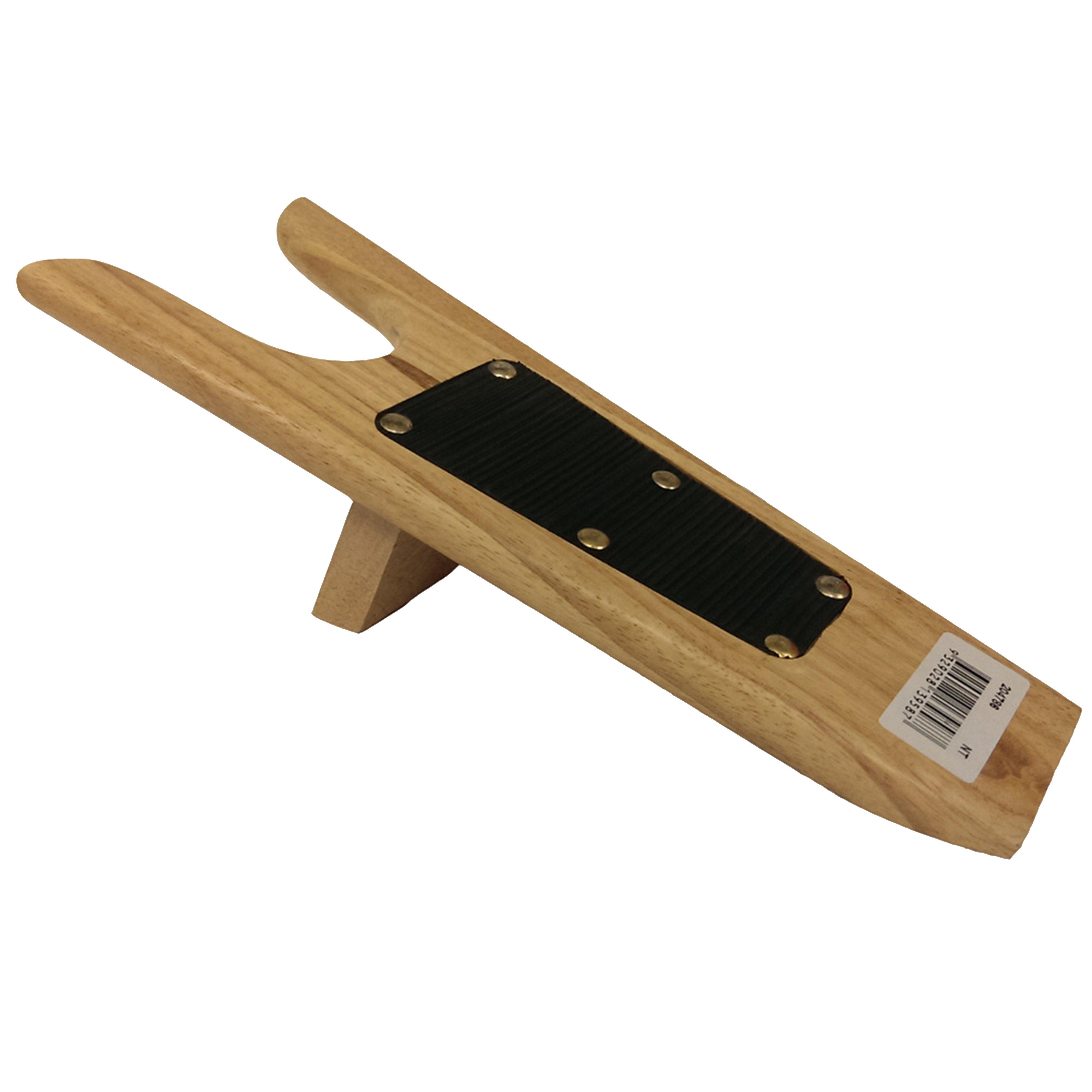 Wooden Boot Jack with Rubber Grip
