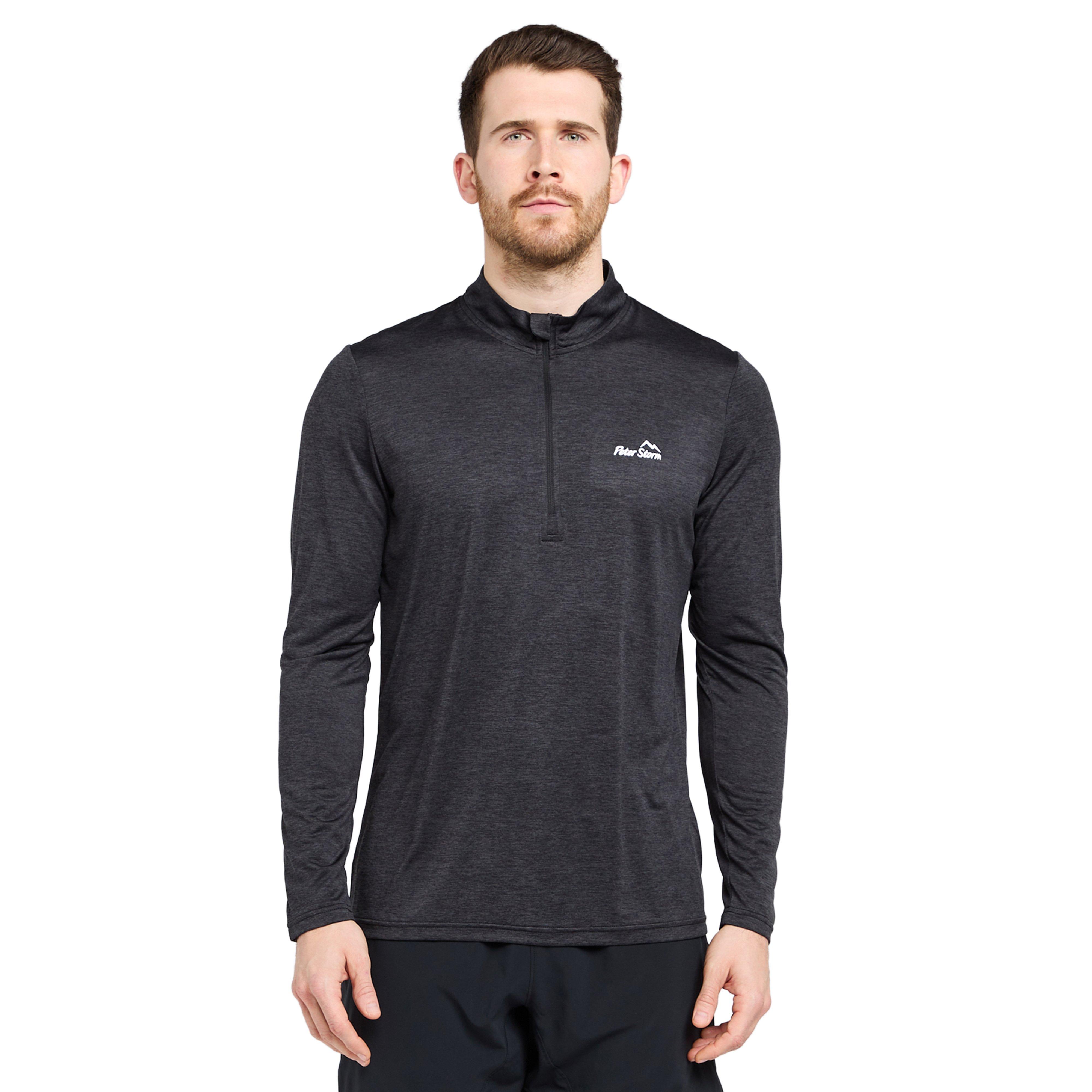 Men’s Long Sleeved Zipped Active T-Shirt
