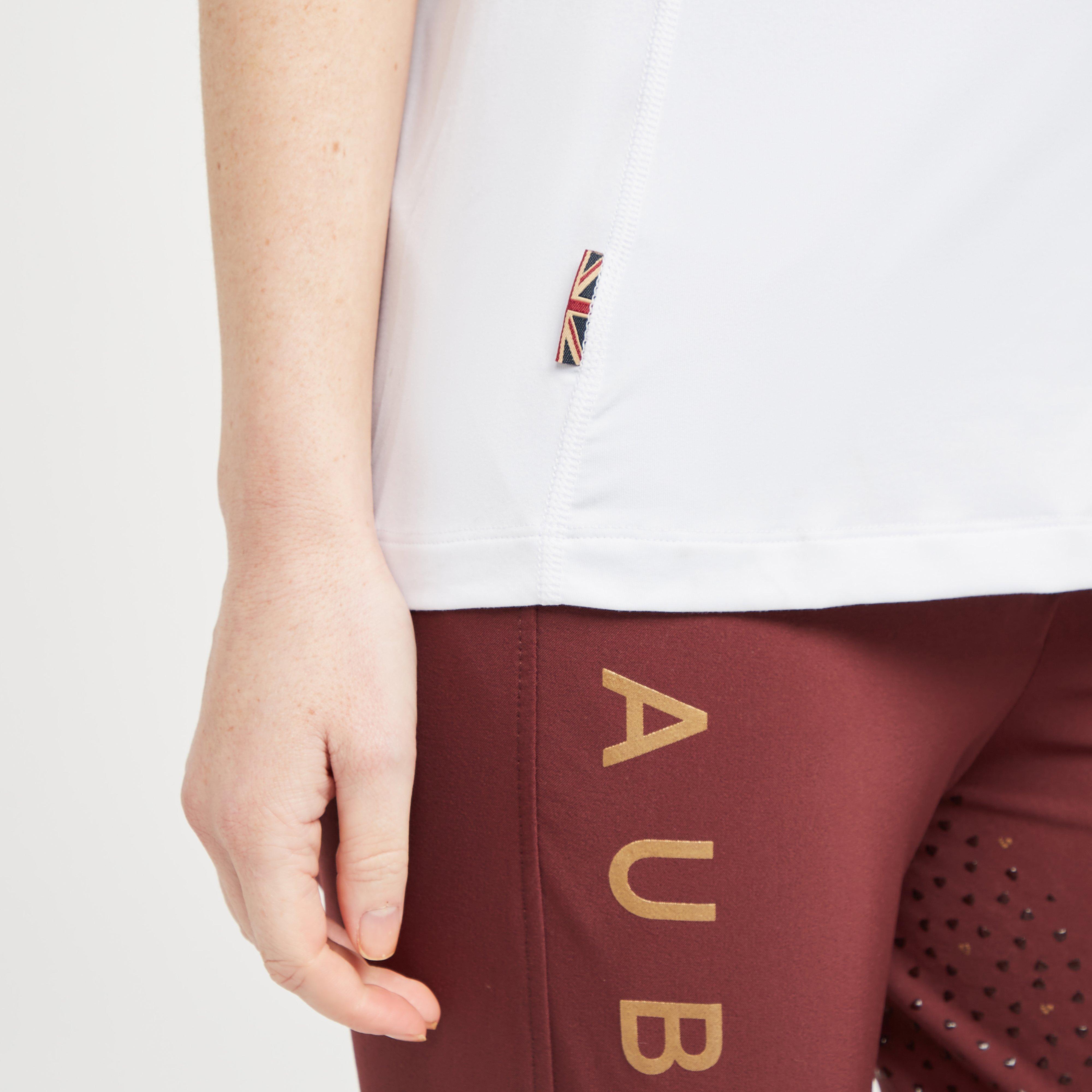 Ladies Team Short Sleeve Base Layer White