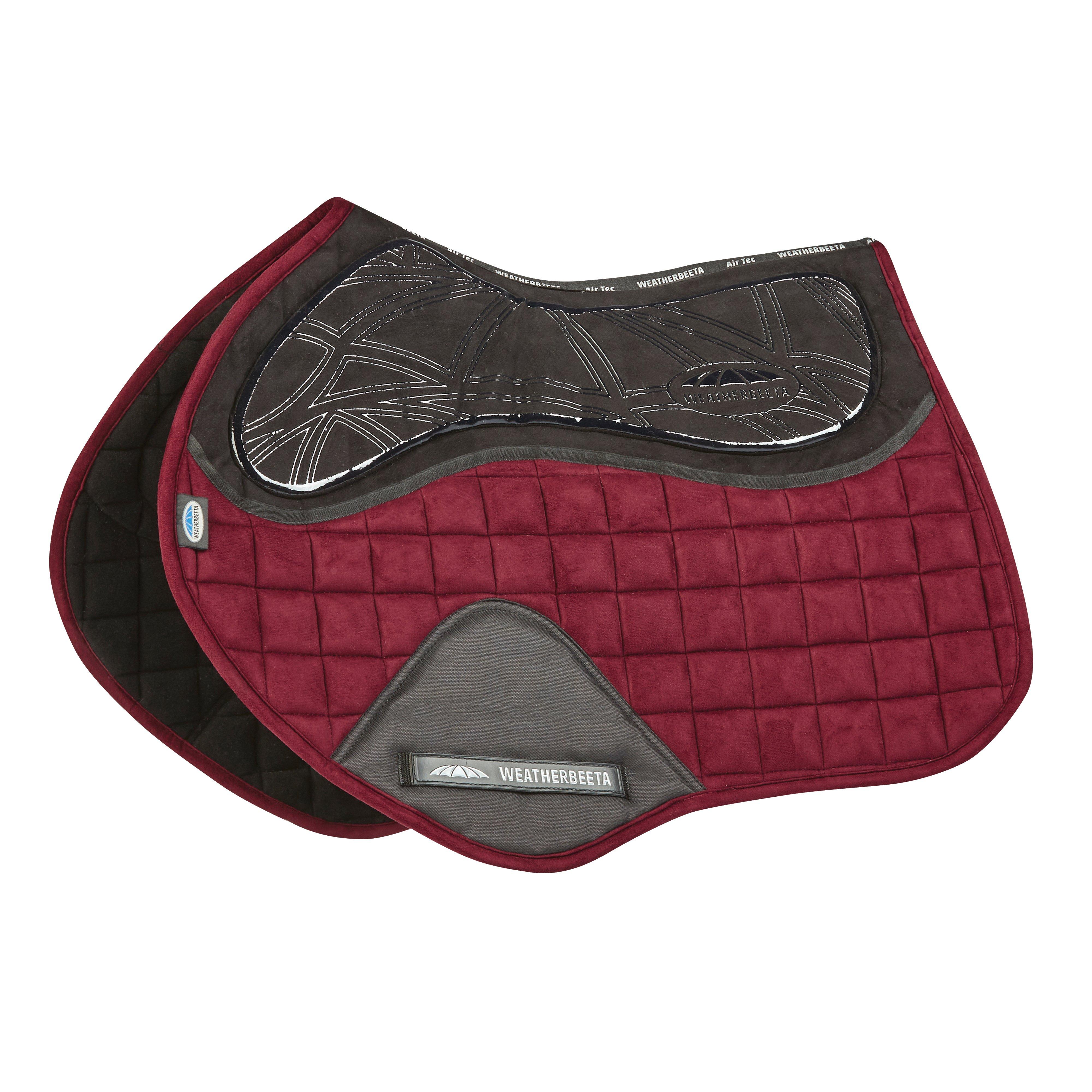 Ultra Grip Jump Saddle Pad Burgundy