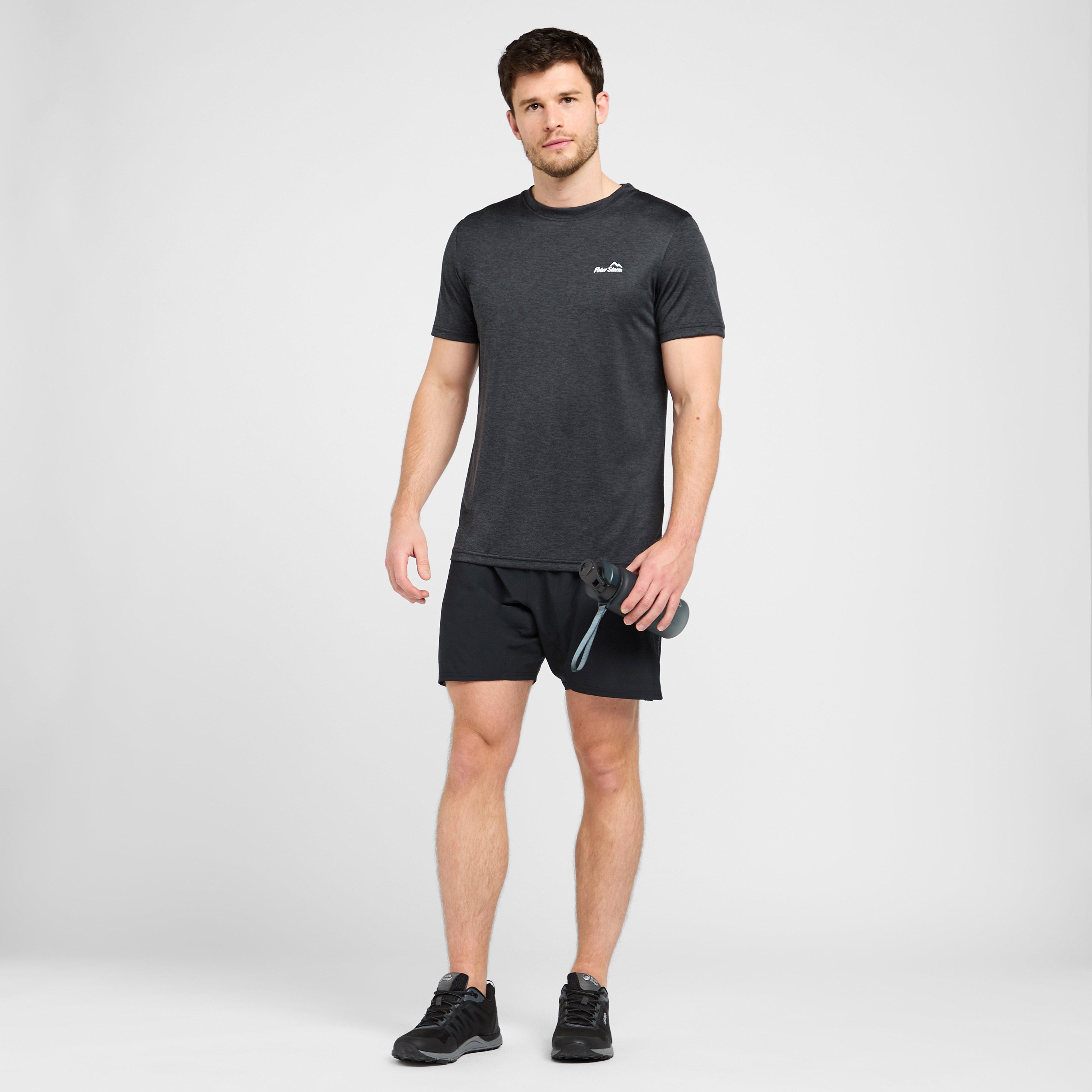 Mens Active Short Sleeve T-Shirt Black