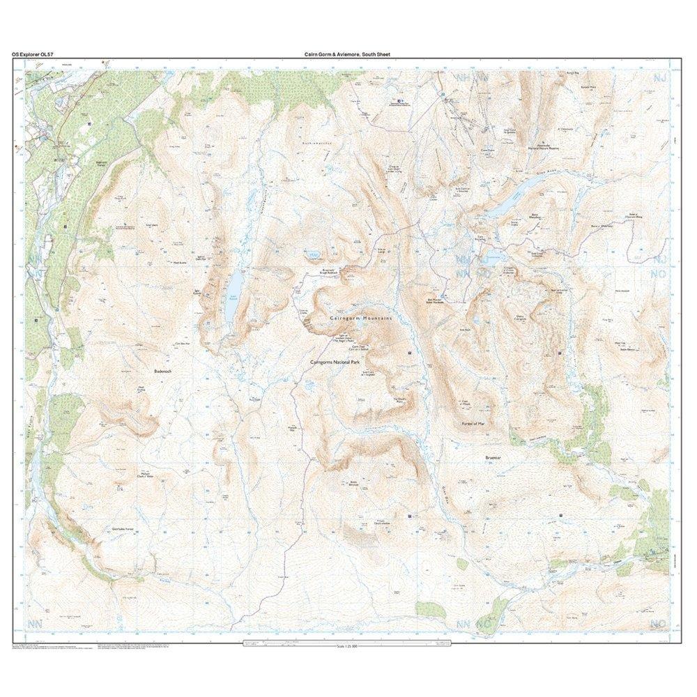 Explorer OL 57 Cairn Gorm & Aviemore Map
