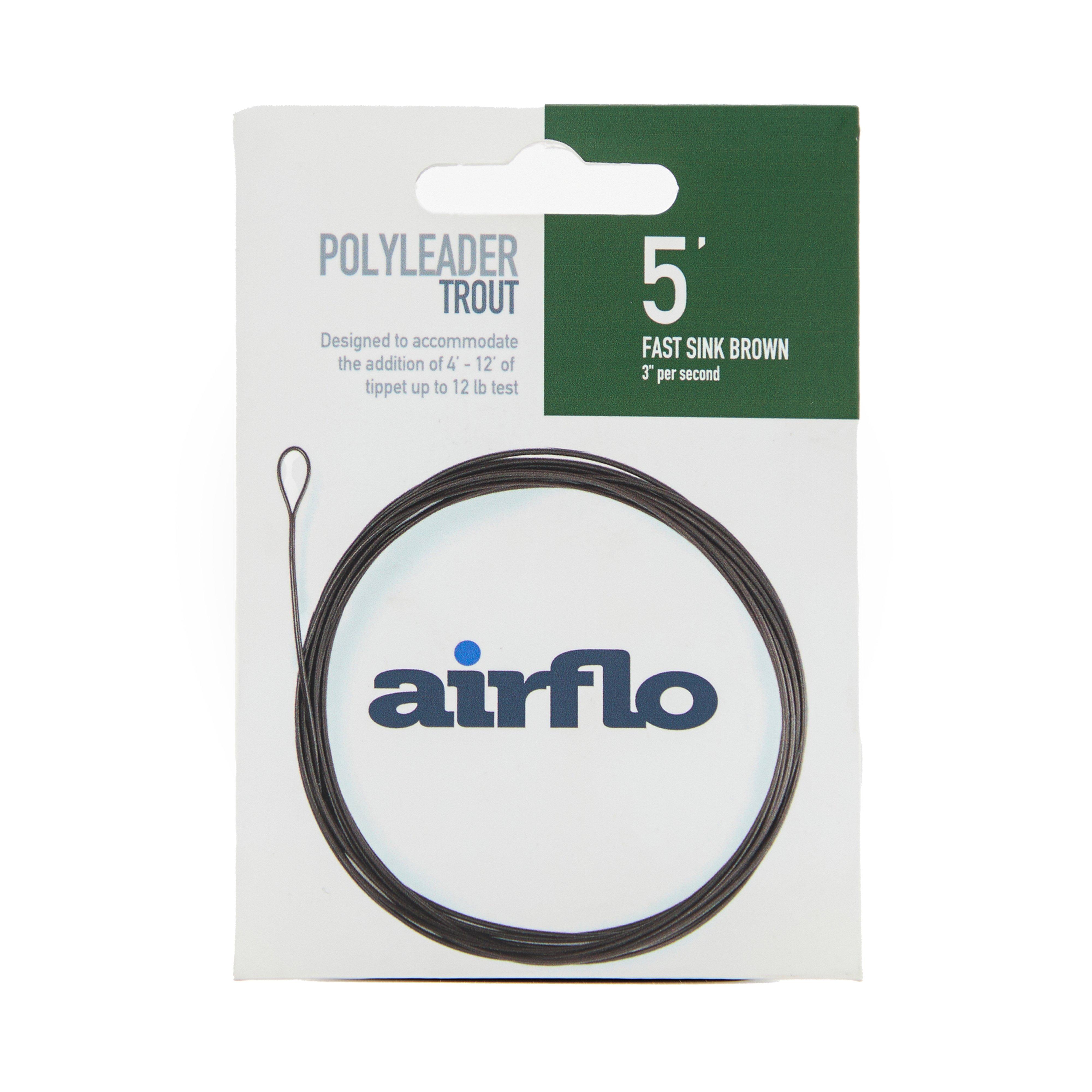 Polyleader 5' Trout Fast Sink Brown