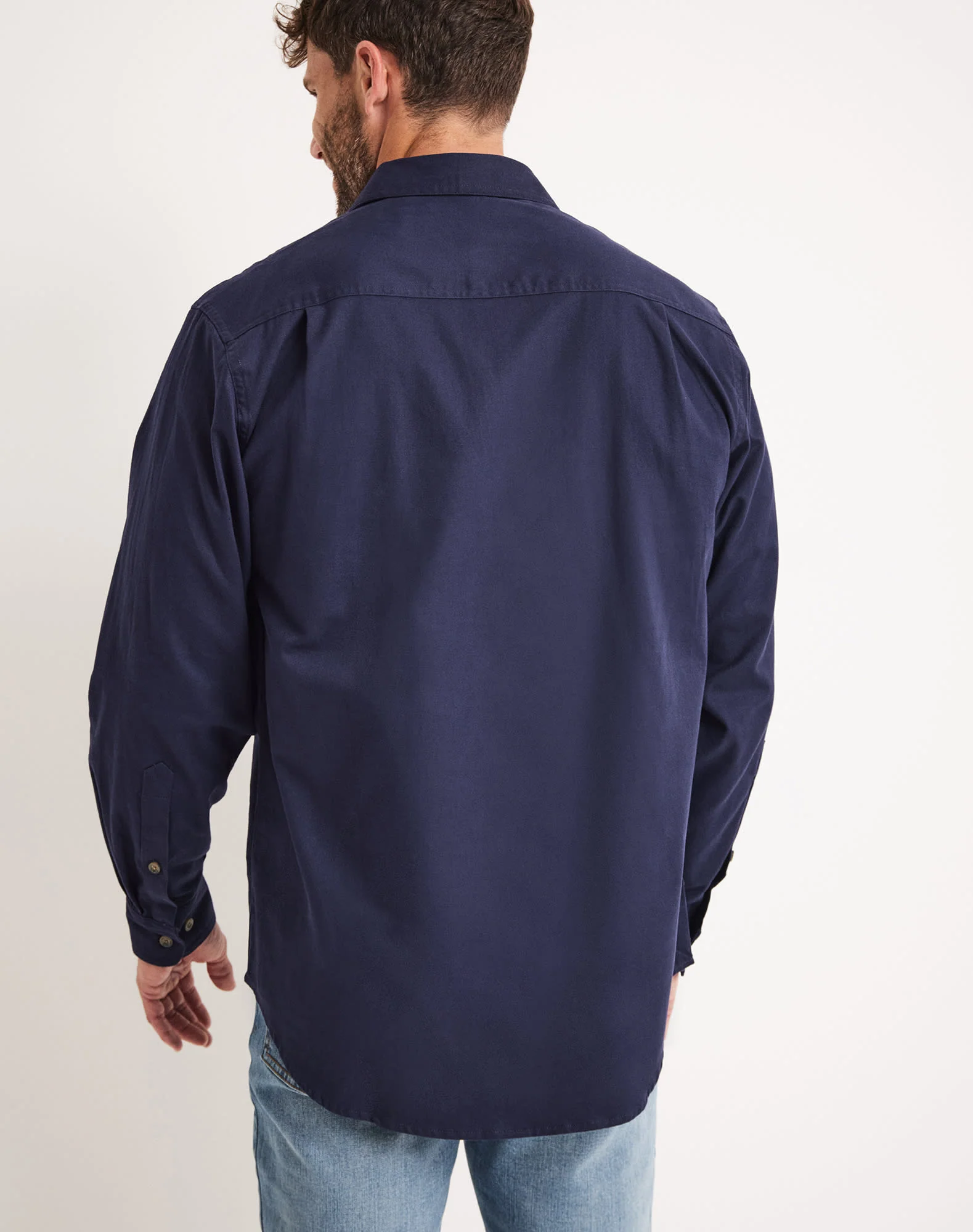Burton Workshirt - Half Button Long Sleeve Light Weight - Australian Cotton
