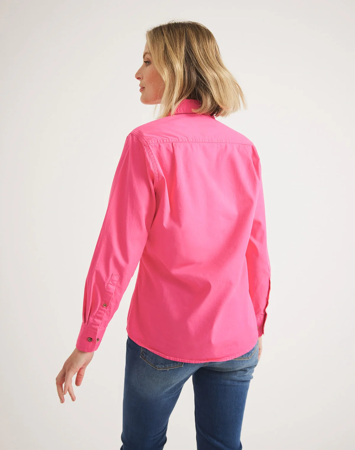 Sandy Workshirt - Half Button Long Sleeve Light Weight