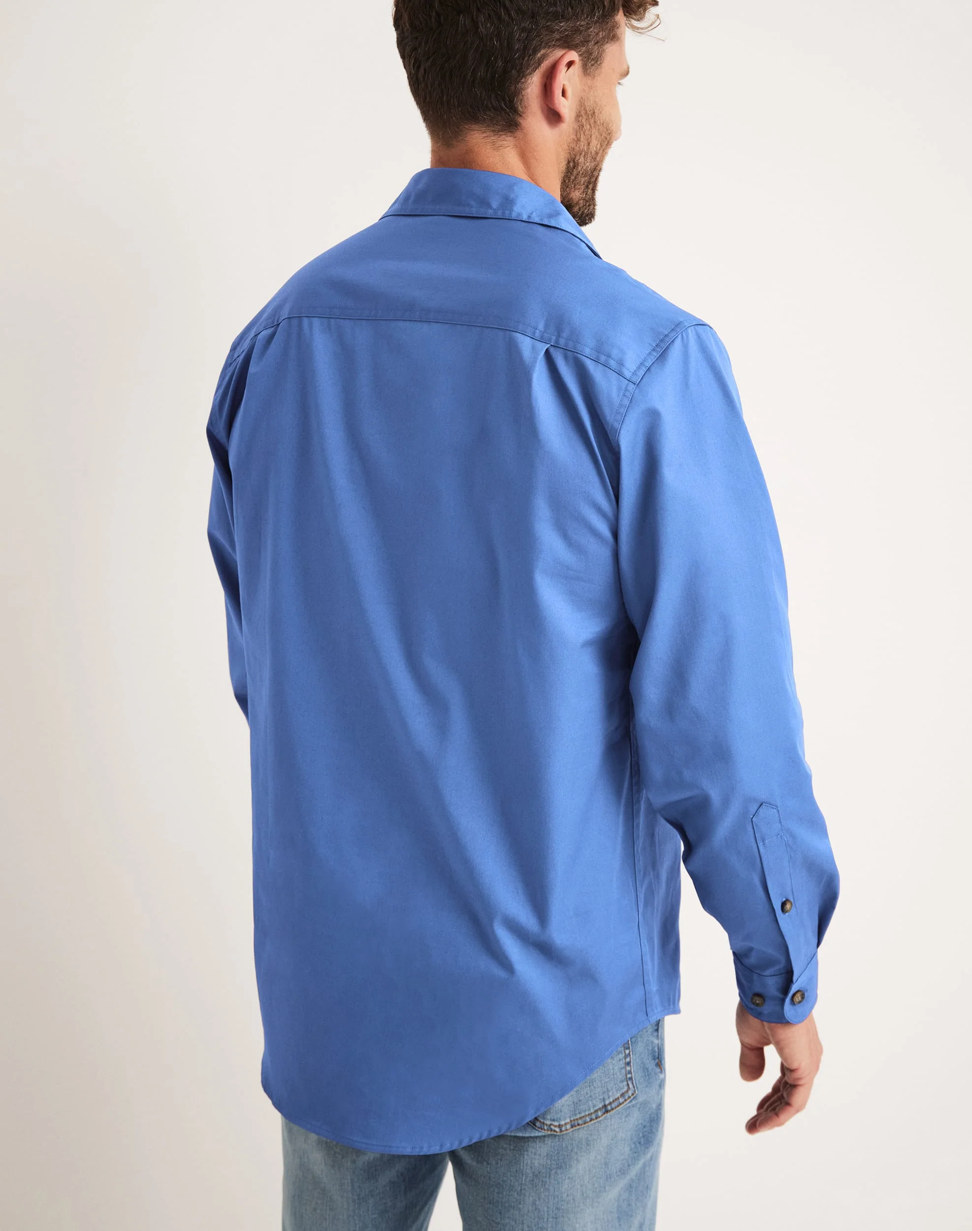 Burton Workshirt - Full Button Long Sleeve Light Weight - Australian Cotton