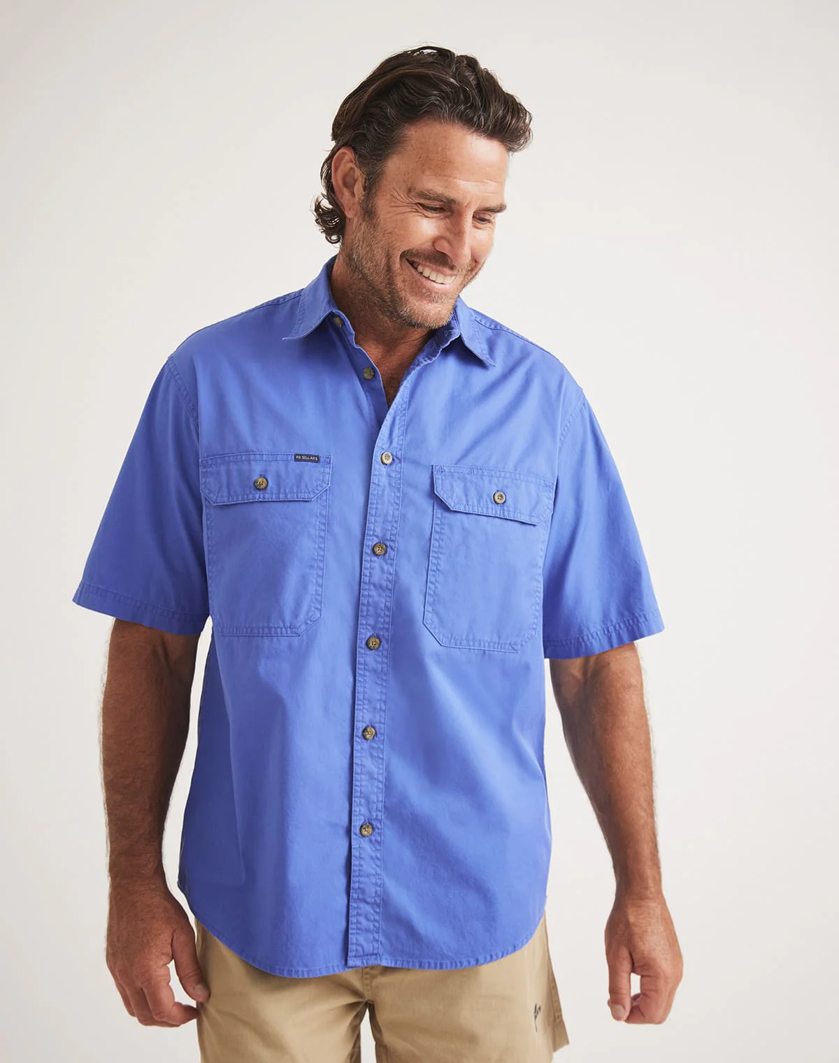 Burton Workshirt - Full Button Short Sleeve Light Weight