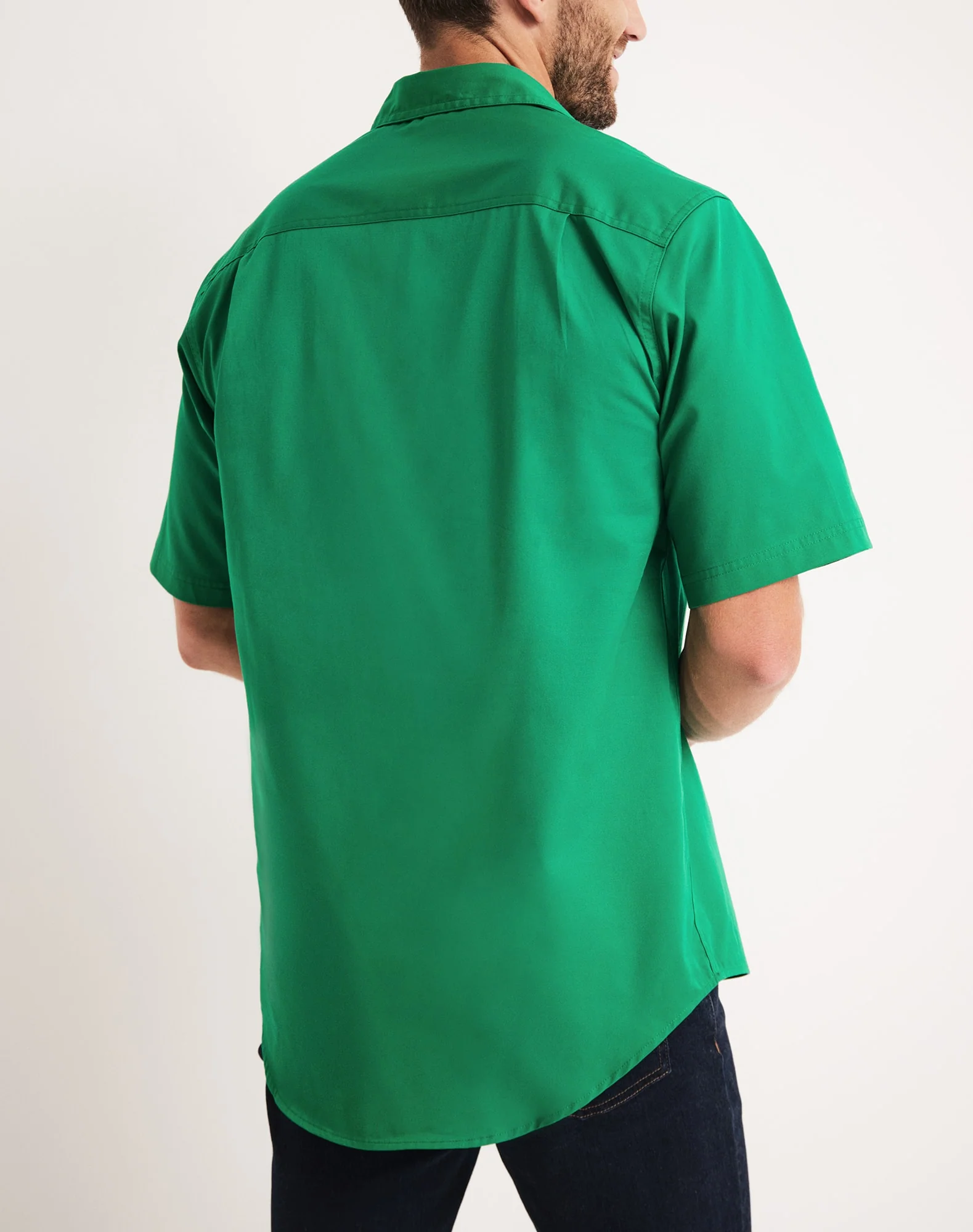 Burton Workshirt - Half Button Short Sleeve Light Weight - Australian Cotton