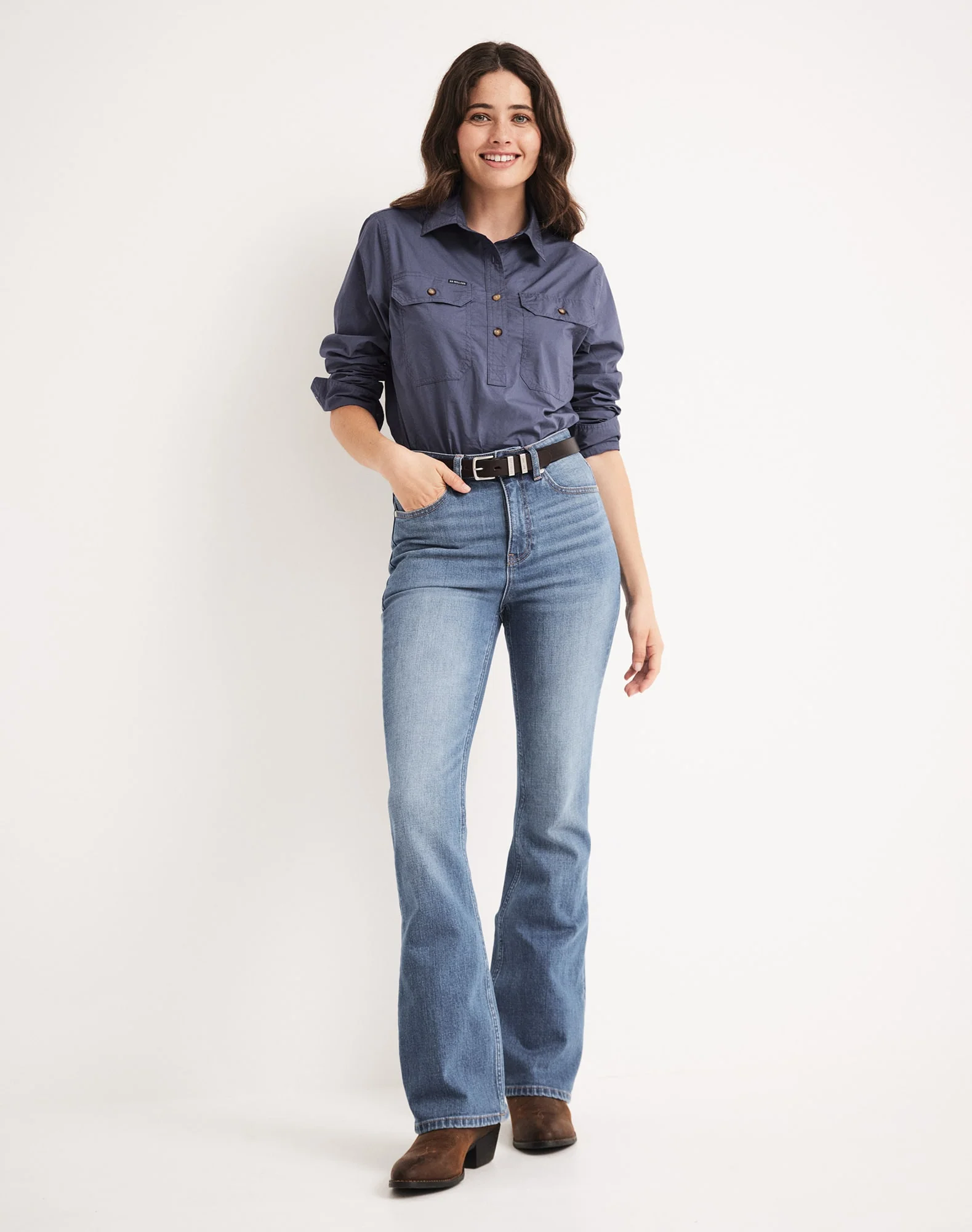 Springfield Shirt - Long Sleeve Light Weight - Australian Cotton