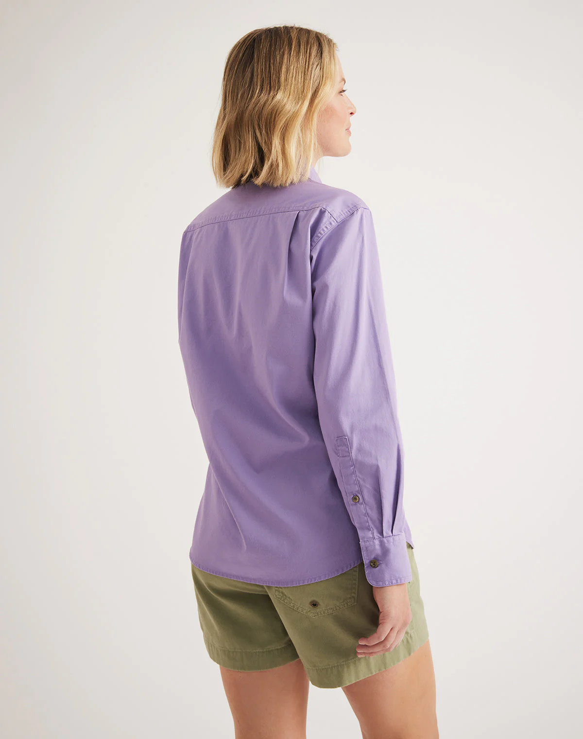 Sandy Workshirt - Half Button Long Sleeve Light Weight