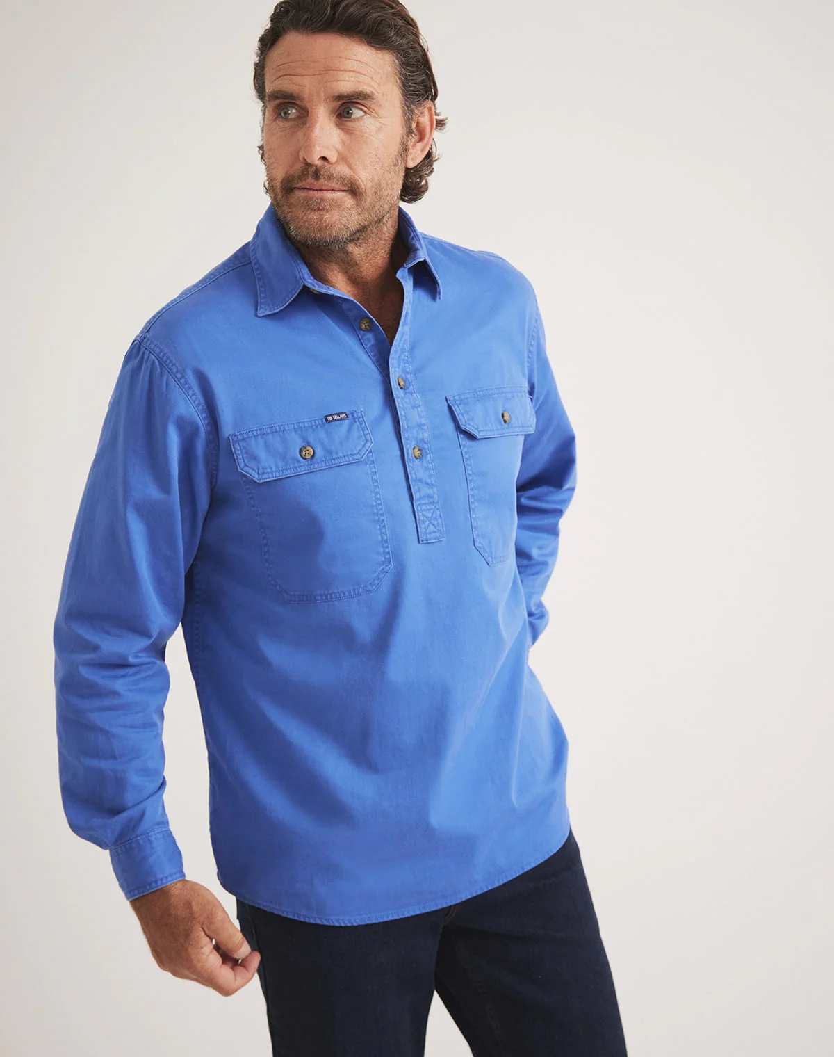 Burton Workshirt - Half Button Long Sleeve Light Weight