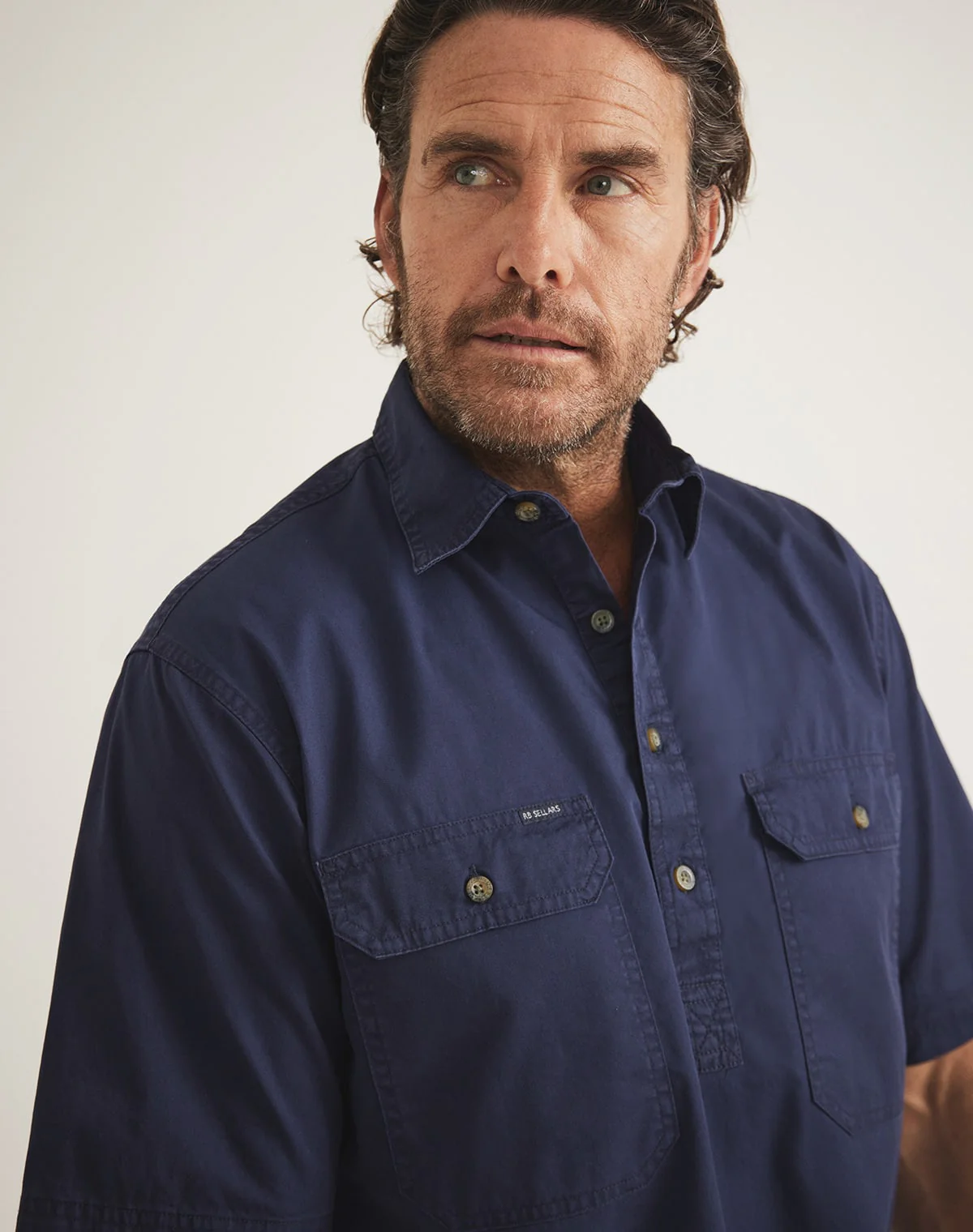 Burton Workshirt - Half Button Short Sleeve Light Weight