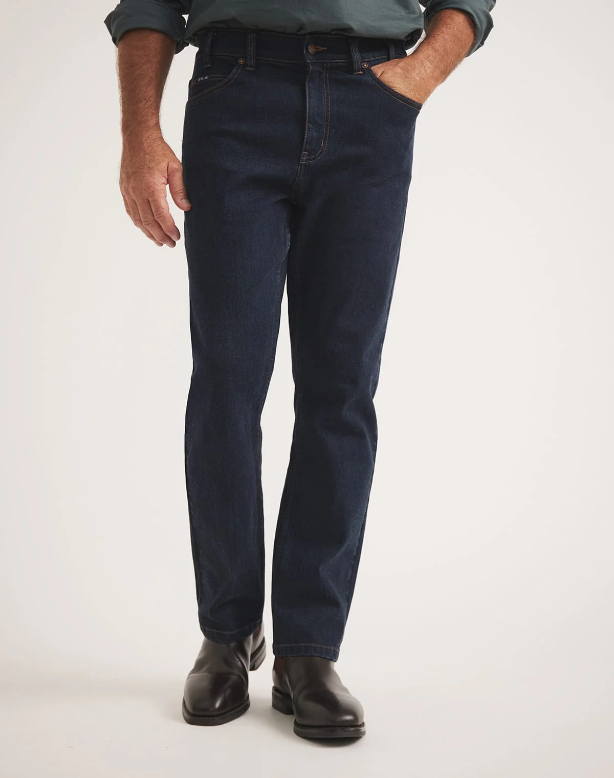 Sinclair Work Jean - Mid Rise Straight Leg 36 Inleg