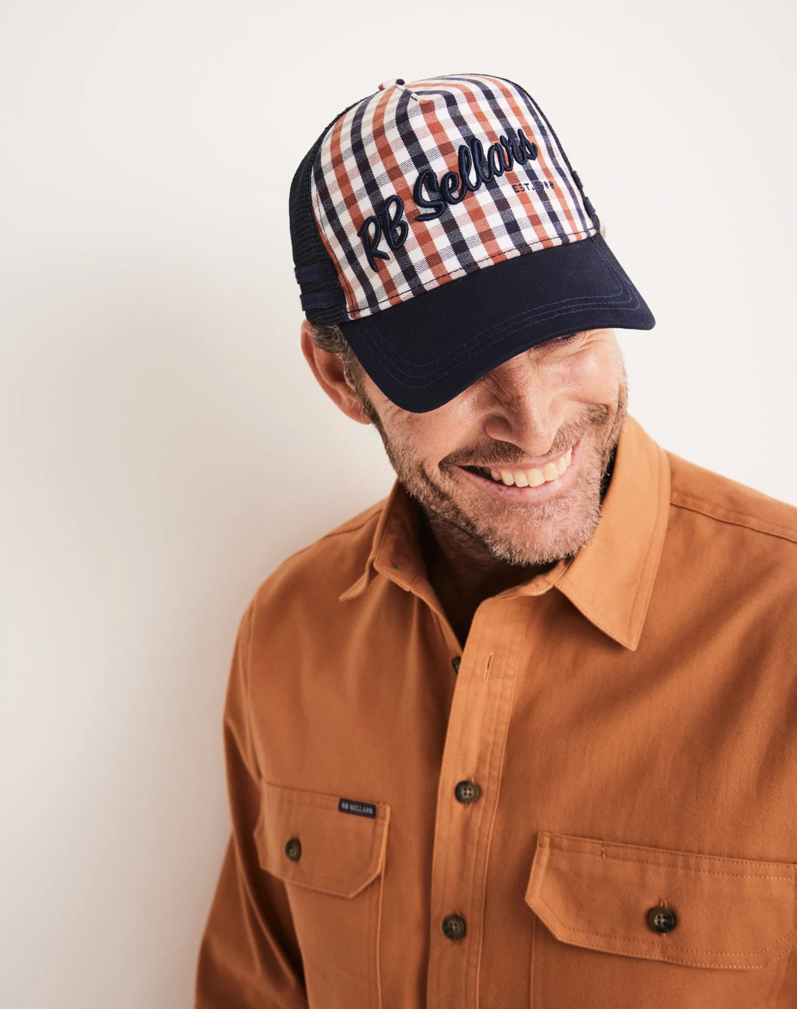 Check Trucker Cap
