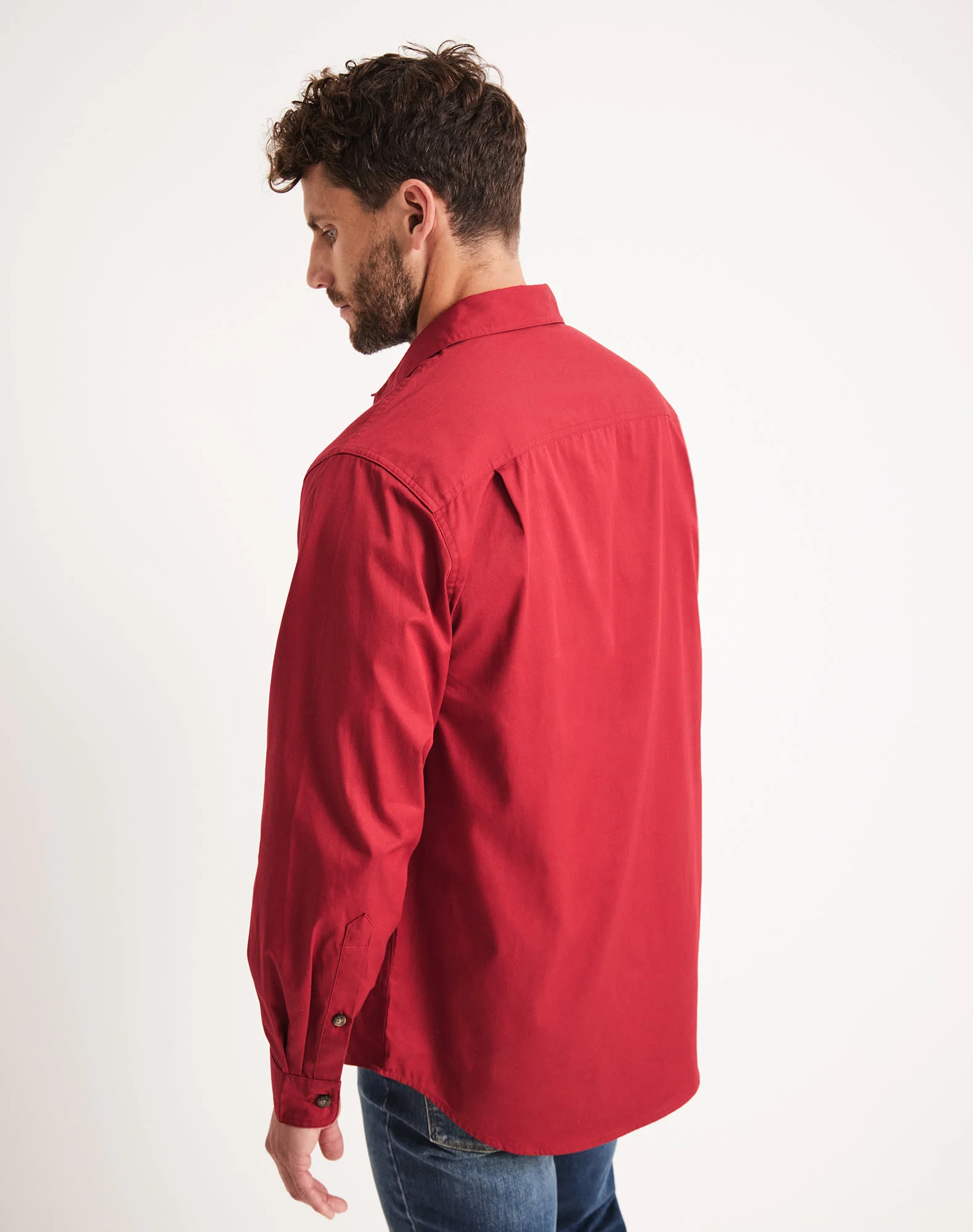 Burton Workshirt - Half Button Long Sleeve Mid Weight - Australian Cotton