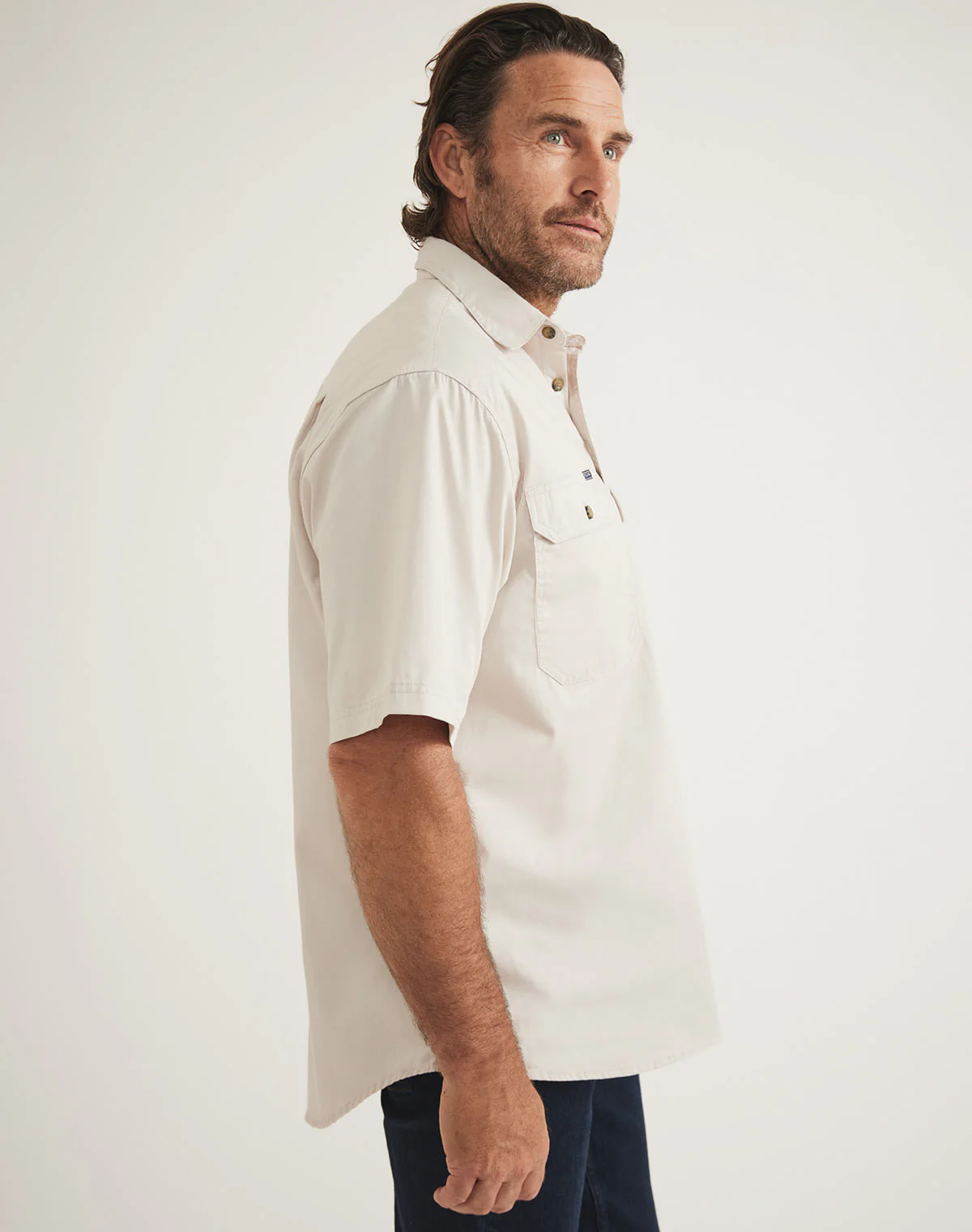 Burton Workshirt - Half Button Short Sleeve Mid Weight - Ltd