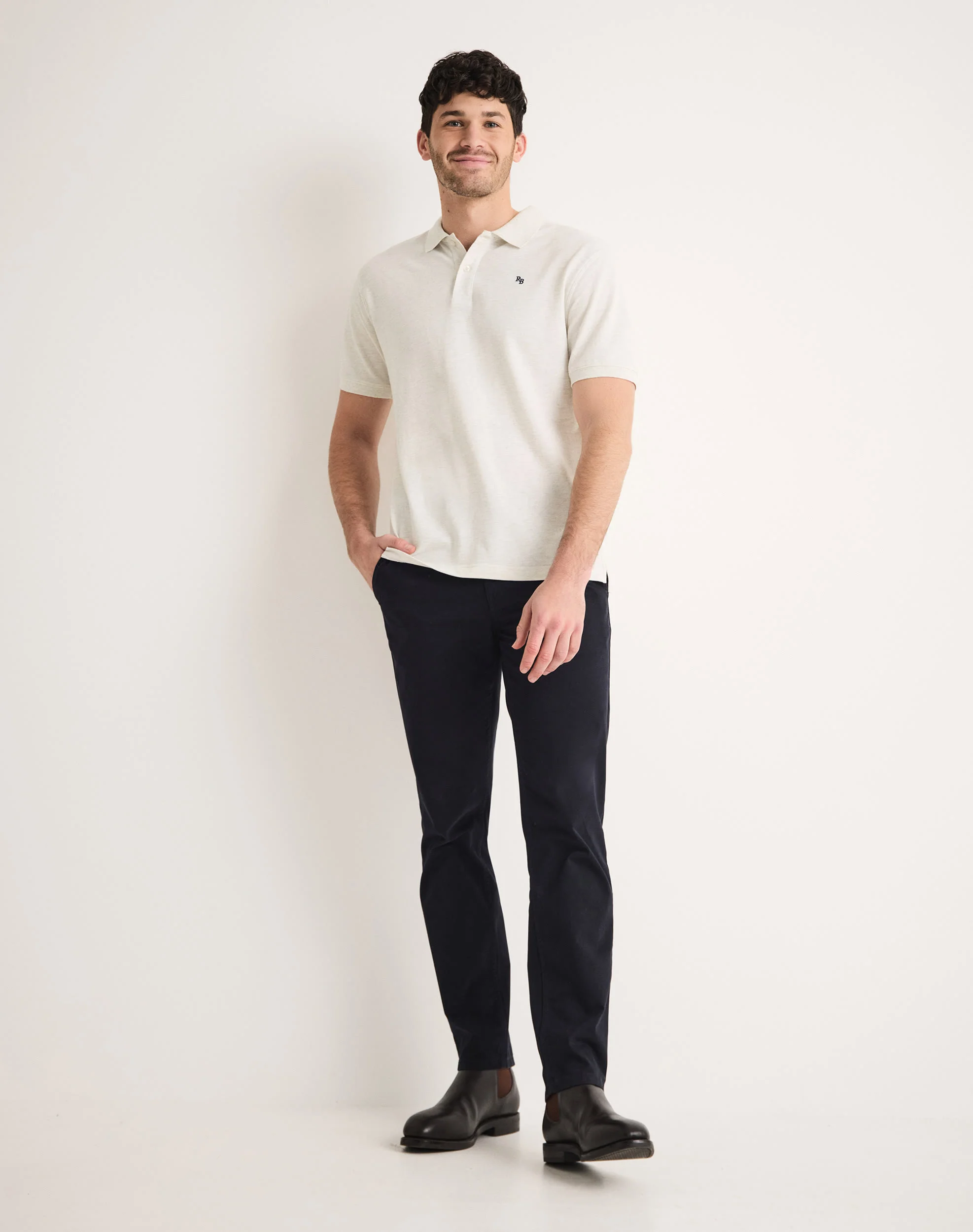 Men's Chino Straight Leg - 34 Inleg