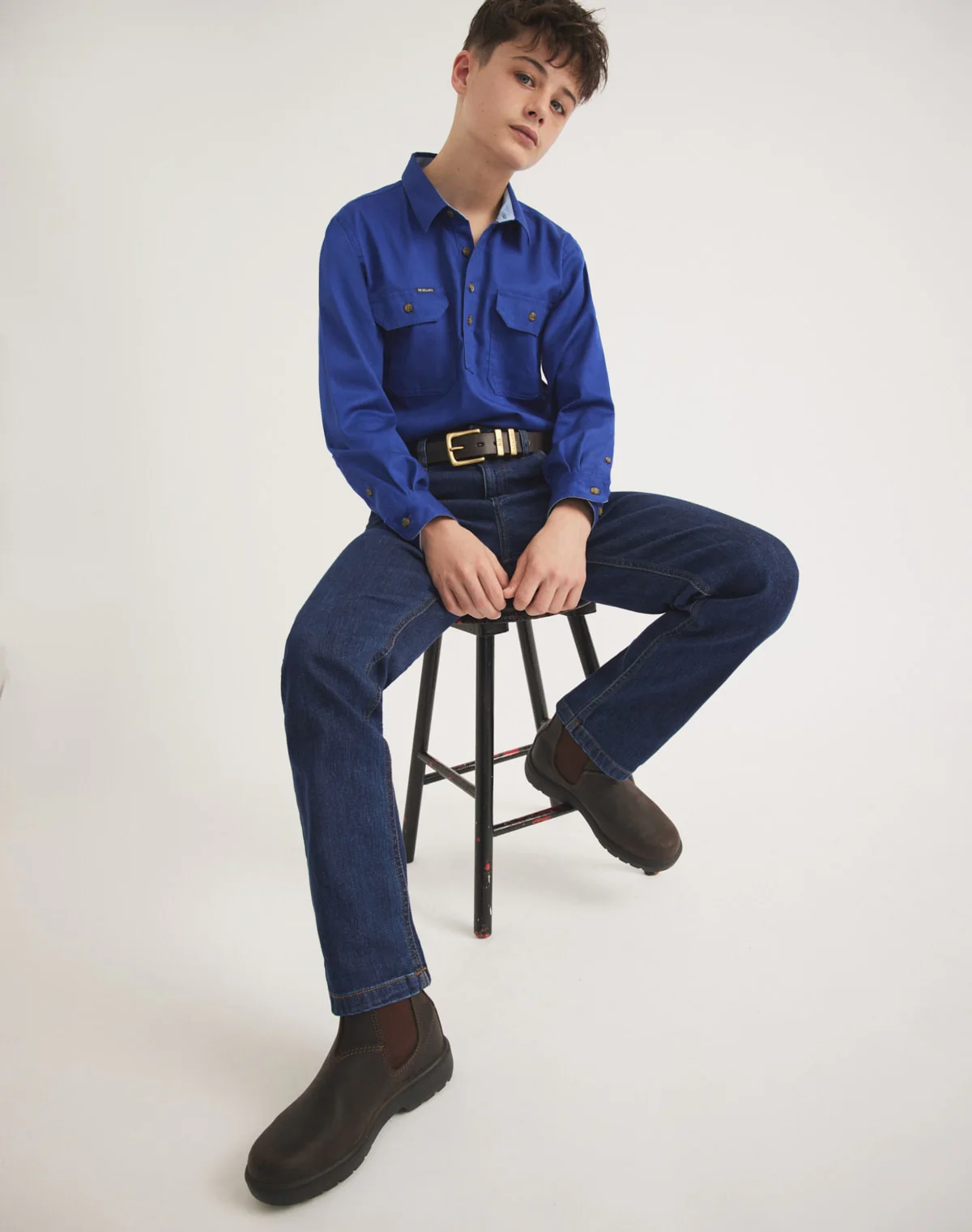 Sinclair Junior Jean - Mid Rise Straight Leg