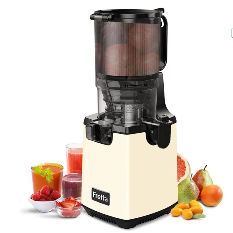 FRETTA Cold Press Juicer with 5.3