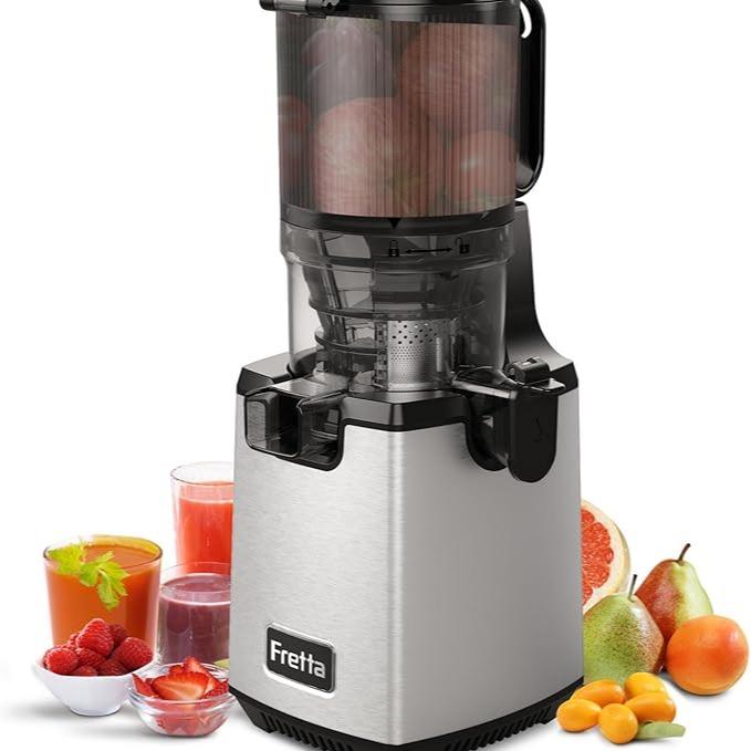 FRETTA Cold Press Juicer with 5.3