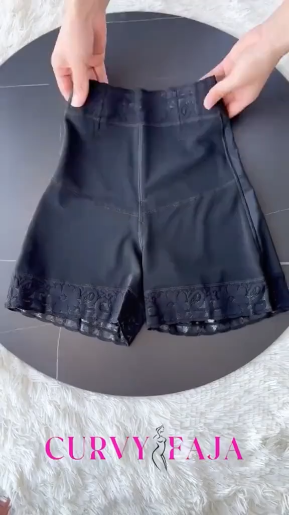 Curvy-faja Butt Lifter Control Panty Underwear High Waisted Shorts Comfortable Shapewear Womenswear Breathable Smooth Zipper