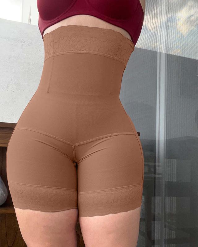 Curvy-faja Butt Lifter Control Panty Underwear High Waisted Shorts Comfortable Shapewear Womenswear Breathable Smooth Zipper
