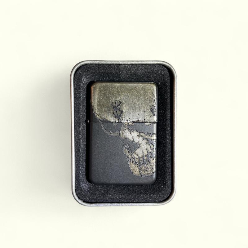 Anime Inspired Refillable Flip Lighter (No Oil) - Full Metal - Windproof - Durable