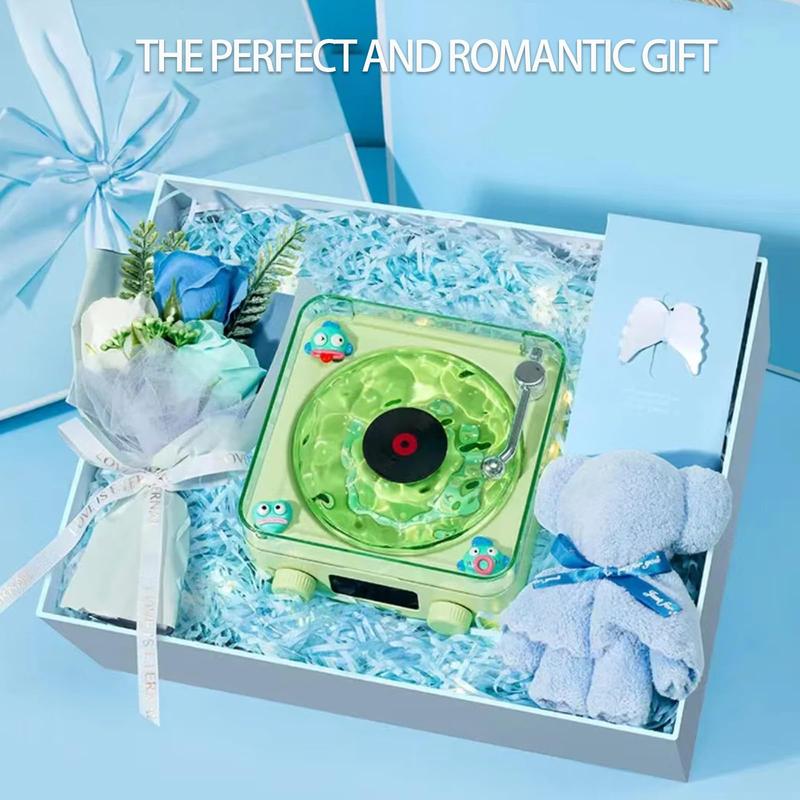 Wireless Speaker, Multifunctional Desktop Speaker with USB Port & AUX Input, White Noise USB Rechargeable Speaker with Environment Light Adjustment Modes, Audio, LED Display Clock