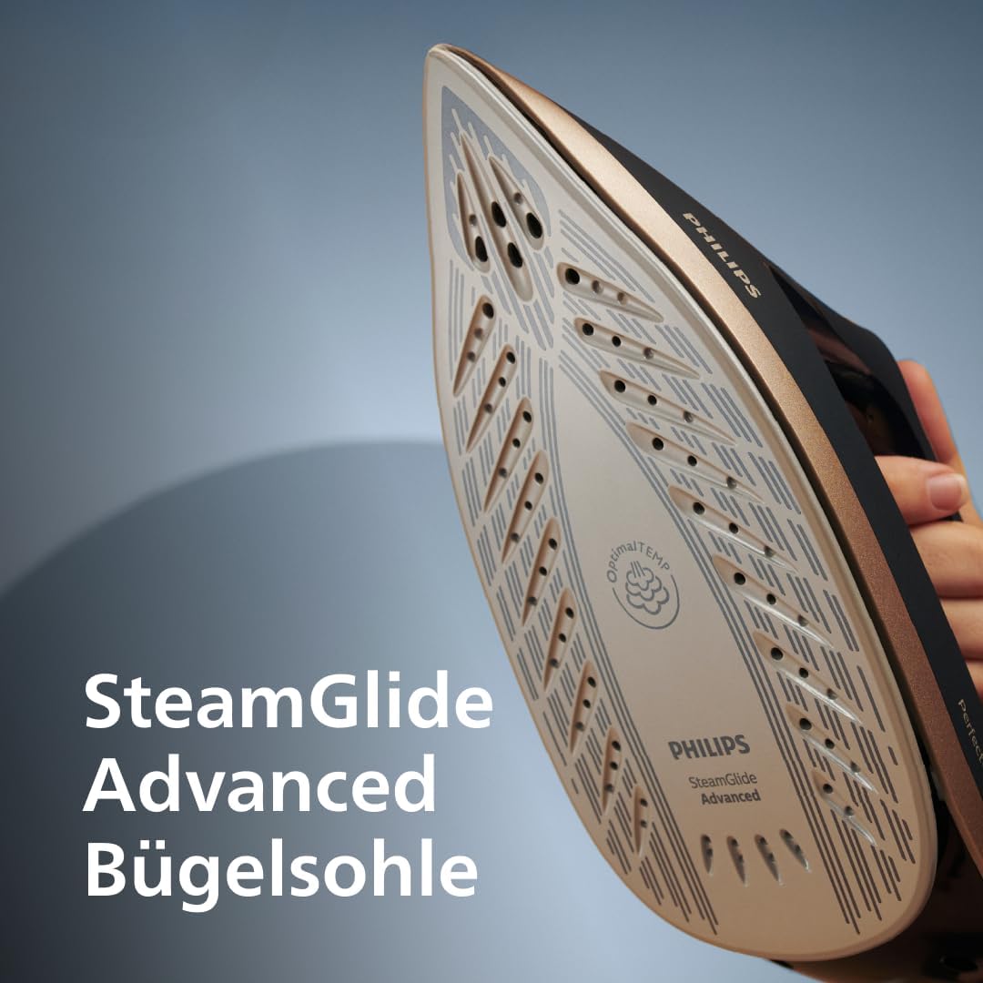 Philips Domestic Appliances PSG6064/80 Steam Iron, Gold, 600 g Steam Boost
