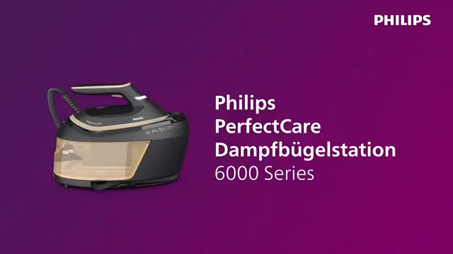 Philips Domestic Appliances PSG6064/80 Steam Iron, Gold, 600 g Steam Boost
