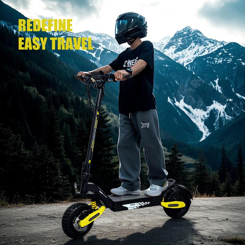 Electric scooter, 40 miles of range, 28MPH , 1200Wmaximum motor,11-inch pneumatic tires, LED screen design,double suspension, maximum load capacity 330 pounds,adult commuting electric scooter