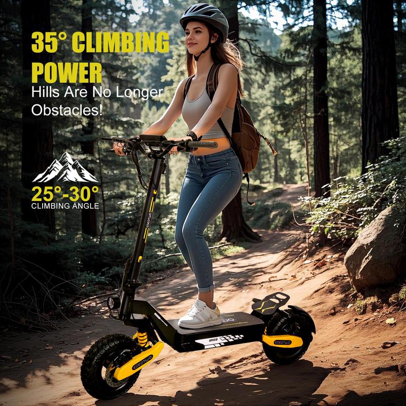 Electric scooter, 40 miles of range, 28MPH , 1200Wmaximum motor,11-inch pneumatic tires, LED screen design,double suspension, maximum load capacity 330 pounds,adult commuting electric scooter