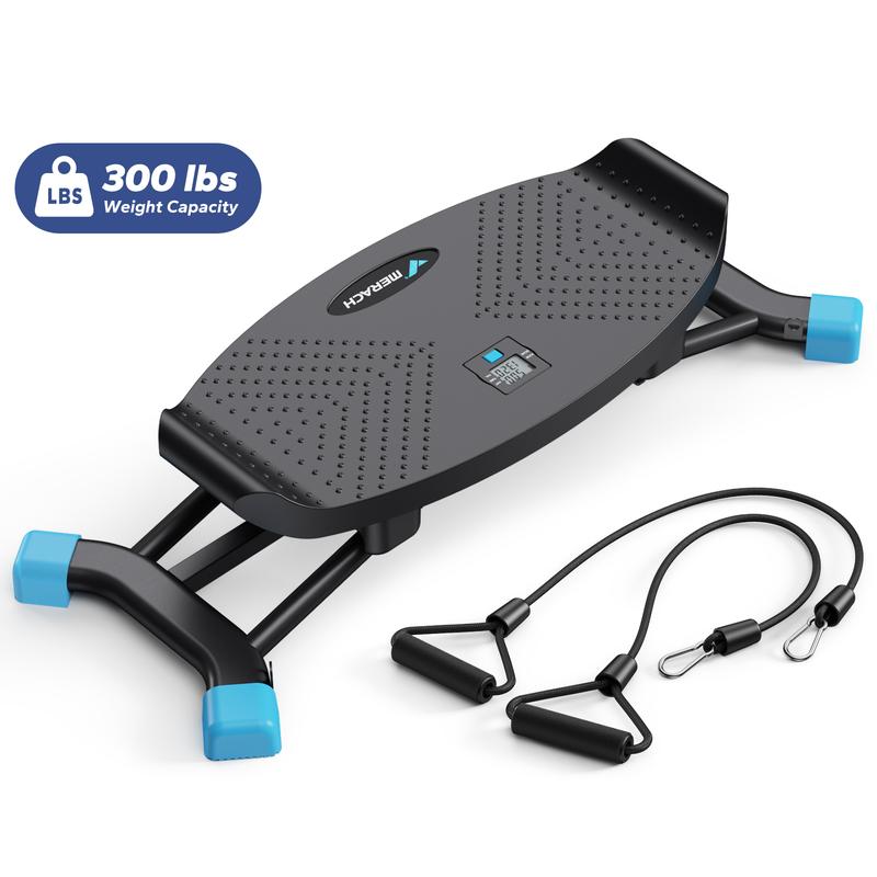 MERACH Balancing Machine, Leg Exercise Low Impact Plyometric Training Fun Cardio Trainer Full Body Aerobic Exercise Equipment