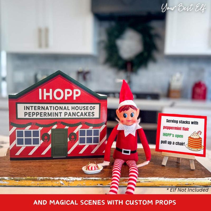 Elf Kit 2025 | Elf Arrival Kit | 24 Day Christmas Holiday Elf Kit | Crafty Elf Props, Outfits, and Mischief | Magical Elf Kit | Make Your Elf Magical beyond the Shelf