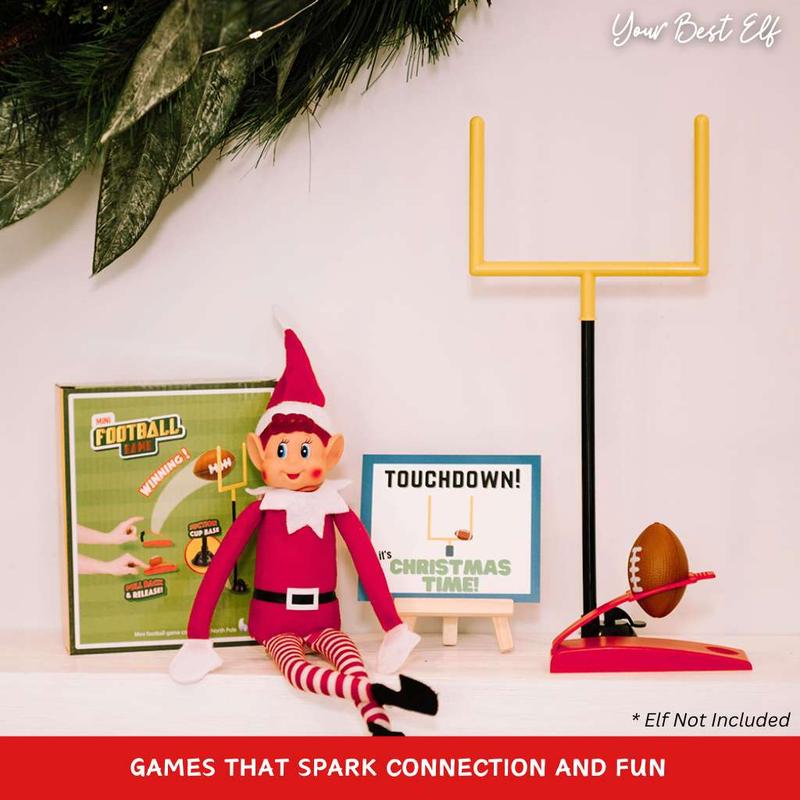 Elf Kit 2025 | Elf Arrival Kit | 24 Day Christmas Holiday Elf Kit | Crafty Elf Props, Outfits, and Mischief | Magical Elf Kit | Make Your Elf Magical beyond the Shelf