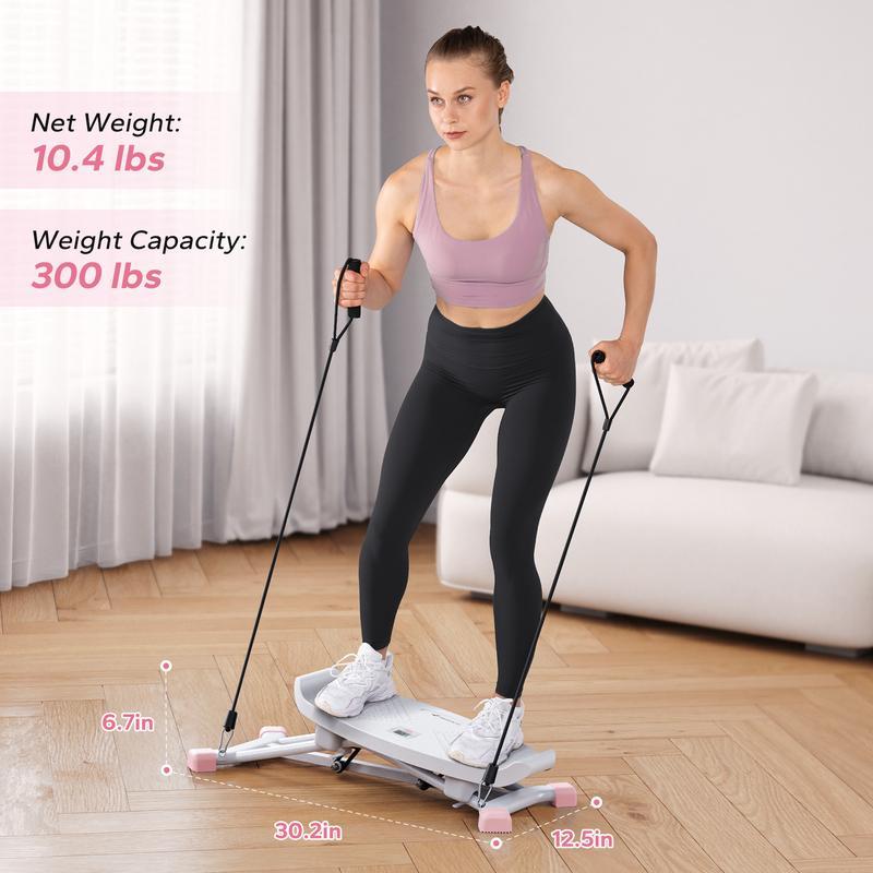 MERACH Balancing Machine, Leg Exercise Low Impact Plyometric Training Fun Cardio Trainer Full Body Aerobic Exercise Equipment