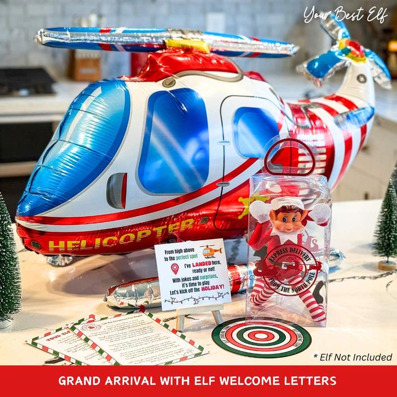 Elf Kit 2025 | Elf Arrival Kit | 24 Day Christmas Holiday Elf Kit | Crafty Elf Props, Outfits, and Mischief | Magical Elf Kit | Make Your Elf Magical beyond the Shelf