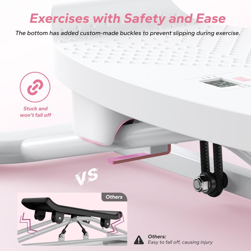 MERACH Balancing Machine, Leg Exercise Low Impact Plyometric Training Fun Cardio Trainer Full Body Aerobic Exercise Equipment