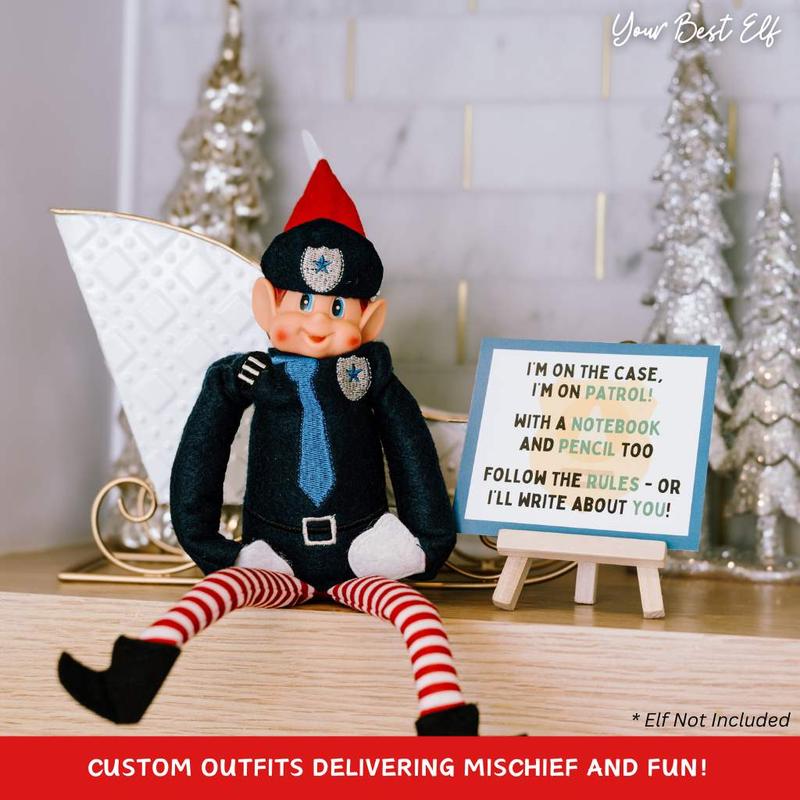 Elf Kit 2025 | Elf Arrival Kit | 24 Day Christmas Holiday Elf Kit | Crafty Elf Props, Outfits, and Mischief | Magical Elf Kit | Make Your Elf Magical beyond the Shelf