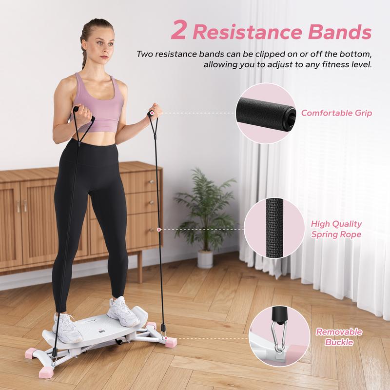 MERACH Balancing Machine, Leg Exercise Low Impact Plyometric Training Fun Cardio Trainer Full Body Aerobic Exercise Equipment
