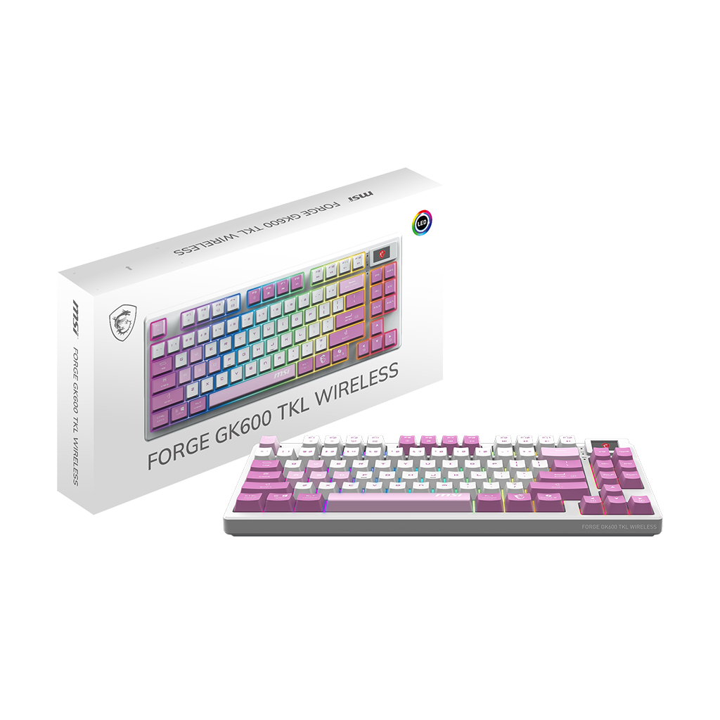 FORGE GK600 TKL VIOLET Wireless Gaming Keyboard