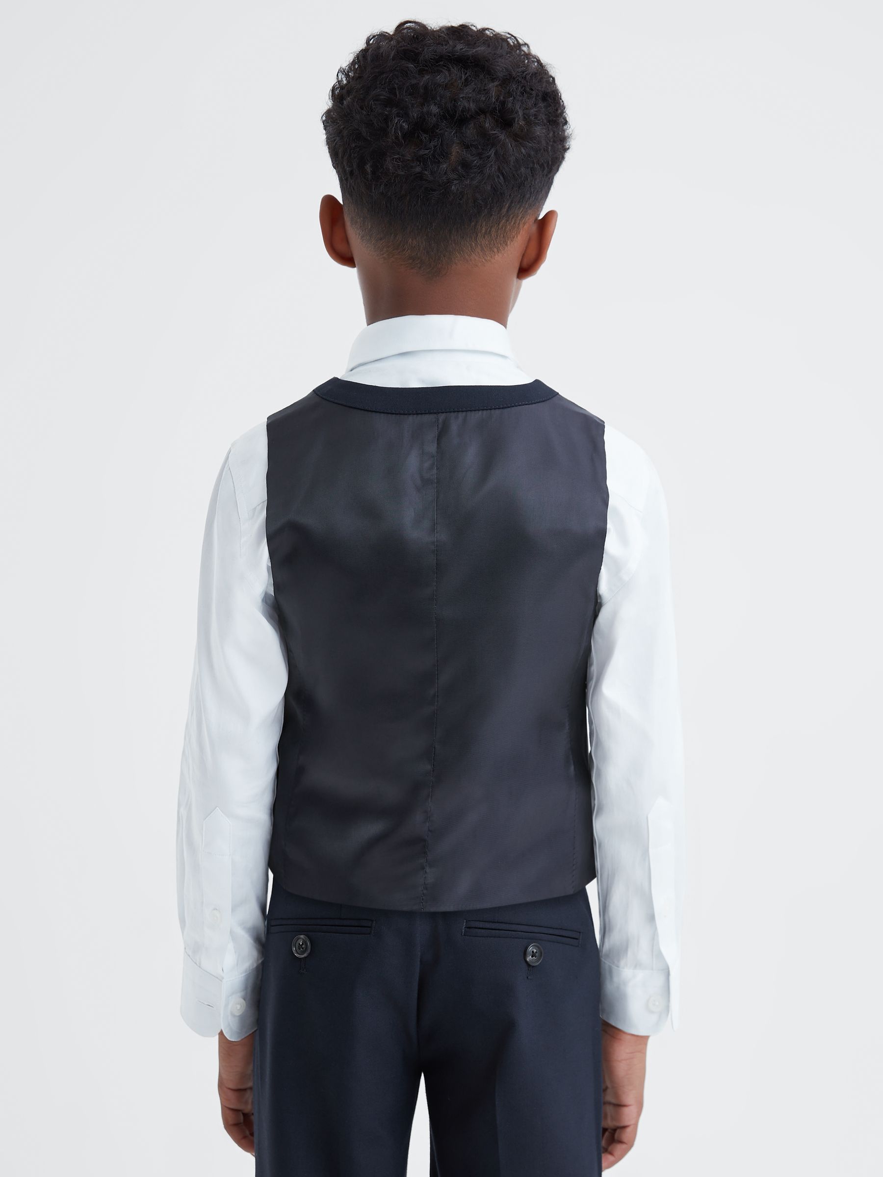 3-9 yrs Wool Blend Waistcoat in Navy