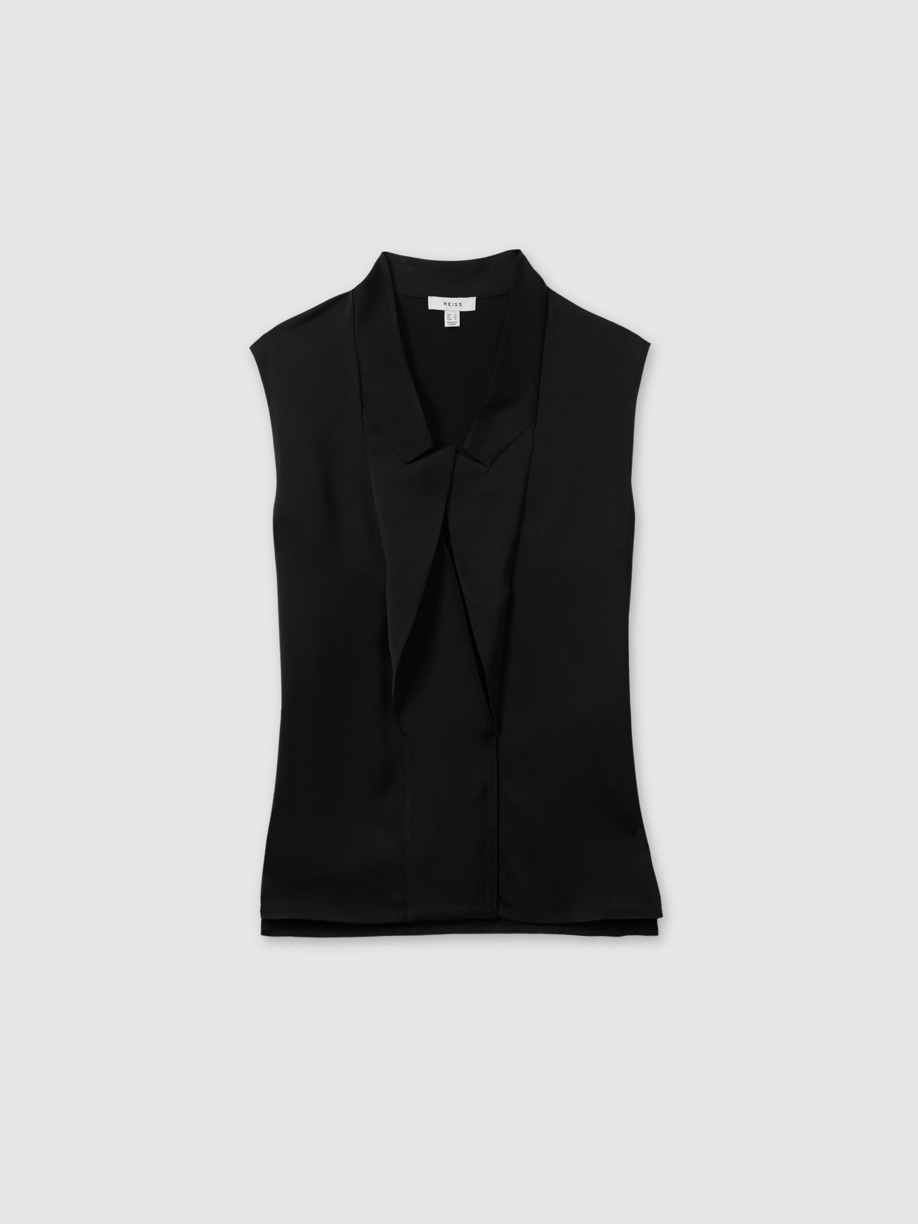 Relaxed Tux Top in Black