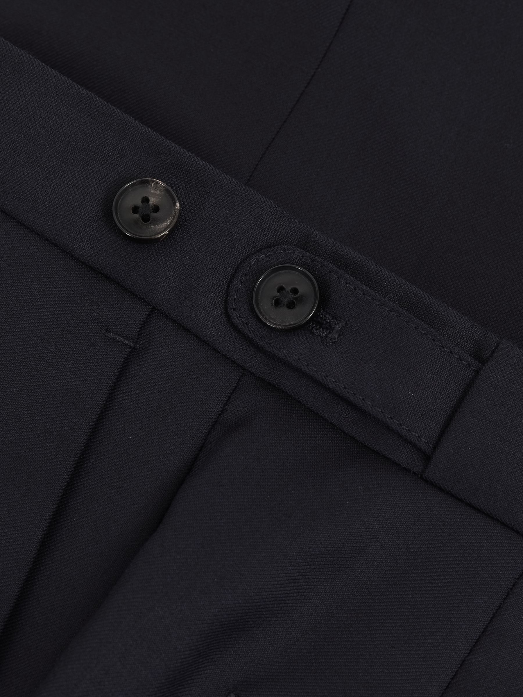 Wool-Blend Slim-Fit Suit Trousers in Navy